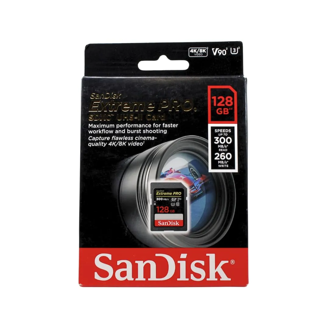 SanDisk 128GB Extreme PRO scheda SDXC UHS-II V90