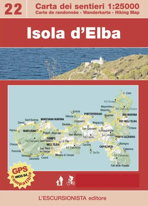 Isola D'Elba. The Great Elban Traverse. Con Carta Escursionistica 1:25000