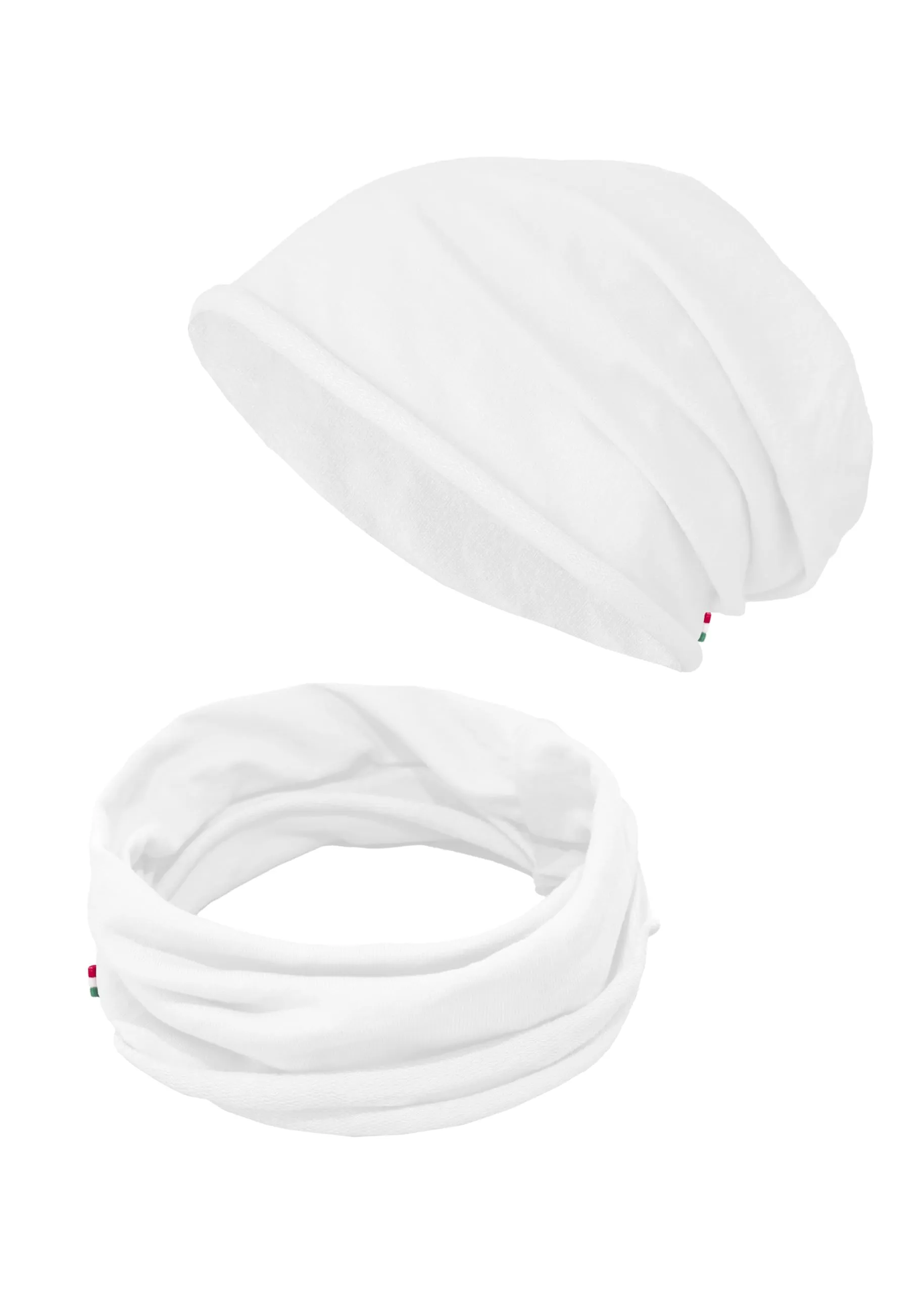 TMK Set Cappello e Scaldacollo Bambini e Ragazzi - 100% Cotone