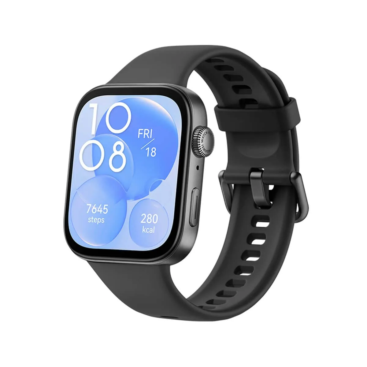 Huawei WATCH Fit 3 4,62 cm (1.82") AMOLED Numérique 408 x 480 pixels Écran tactile Noir Wifi GPS (satellite)