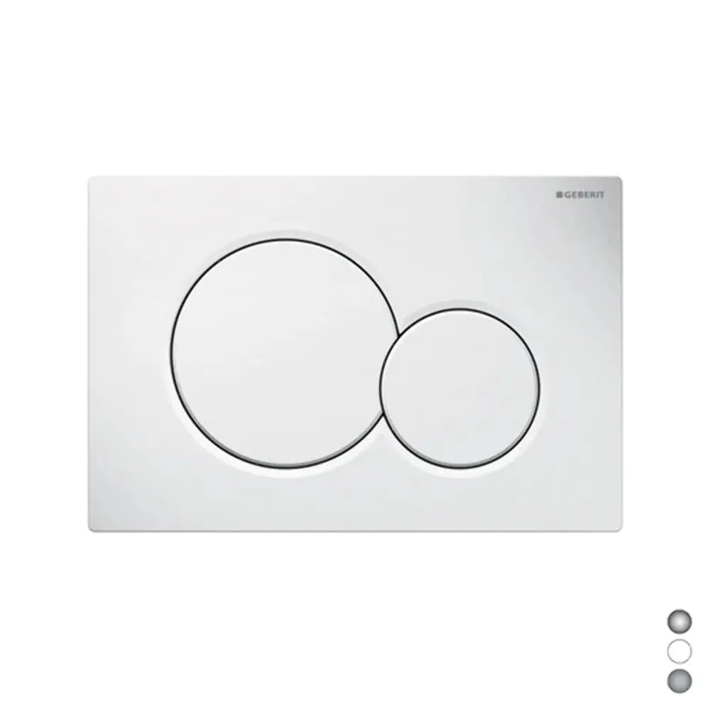 Placca di Comando Geberit Sigma01 Bianca