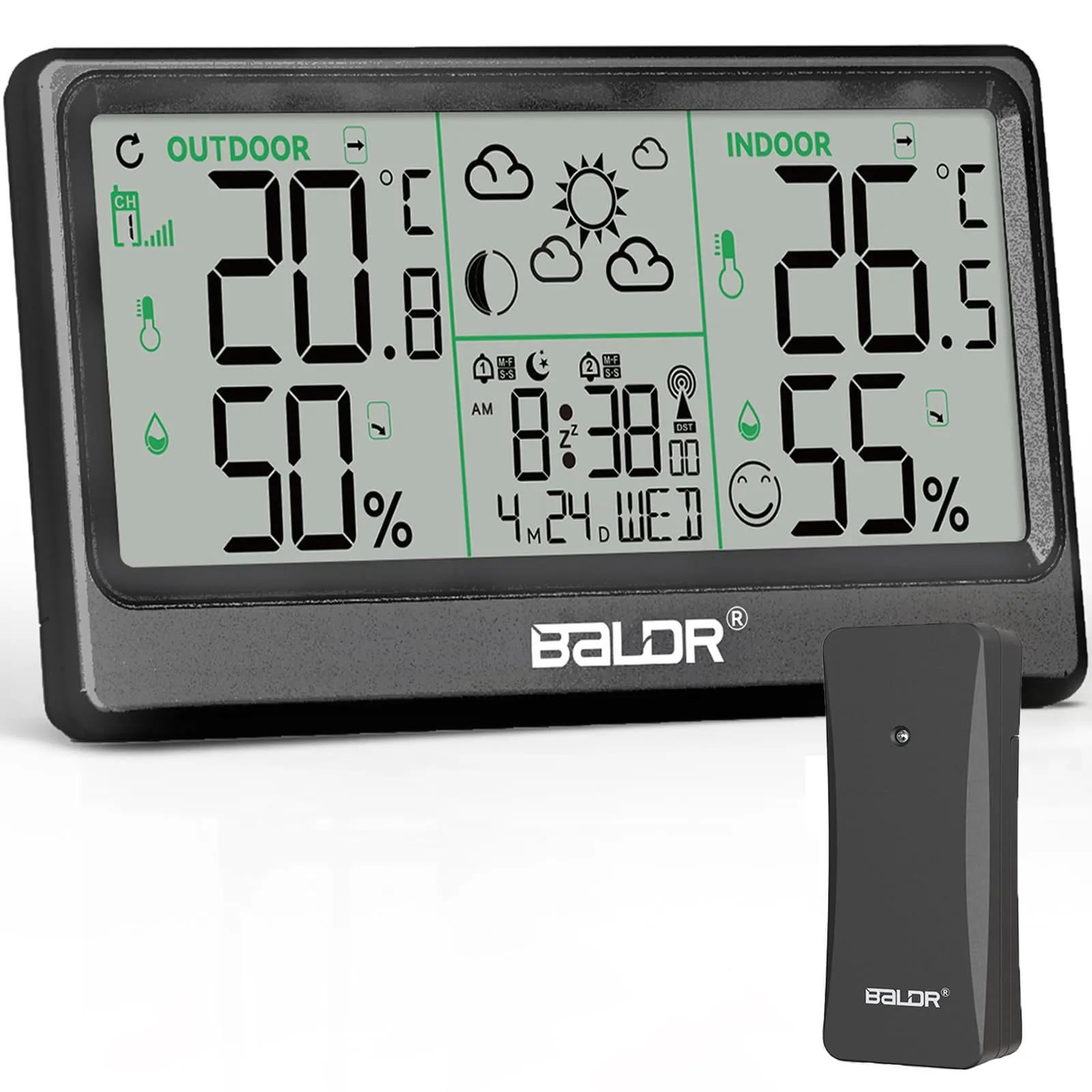 Stazione Meteorologica Digitale Wireless con Sensore Esterno