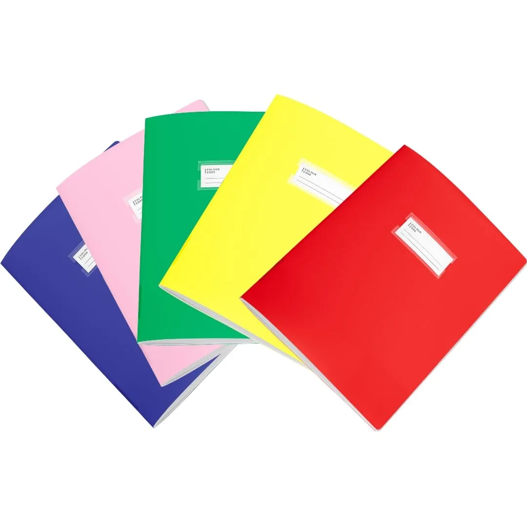 Seven Quaderni A4 Maxi - Set 5 Pezzi Assortiti