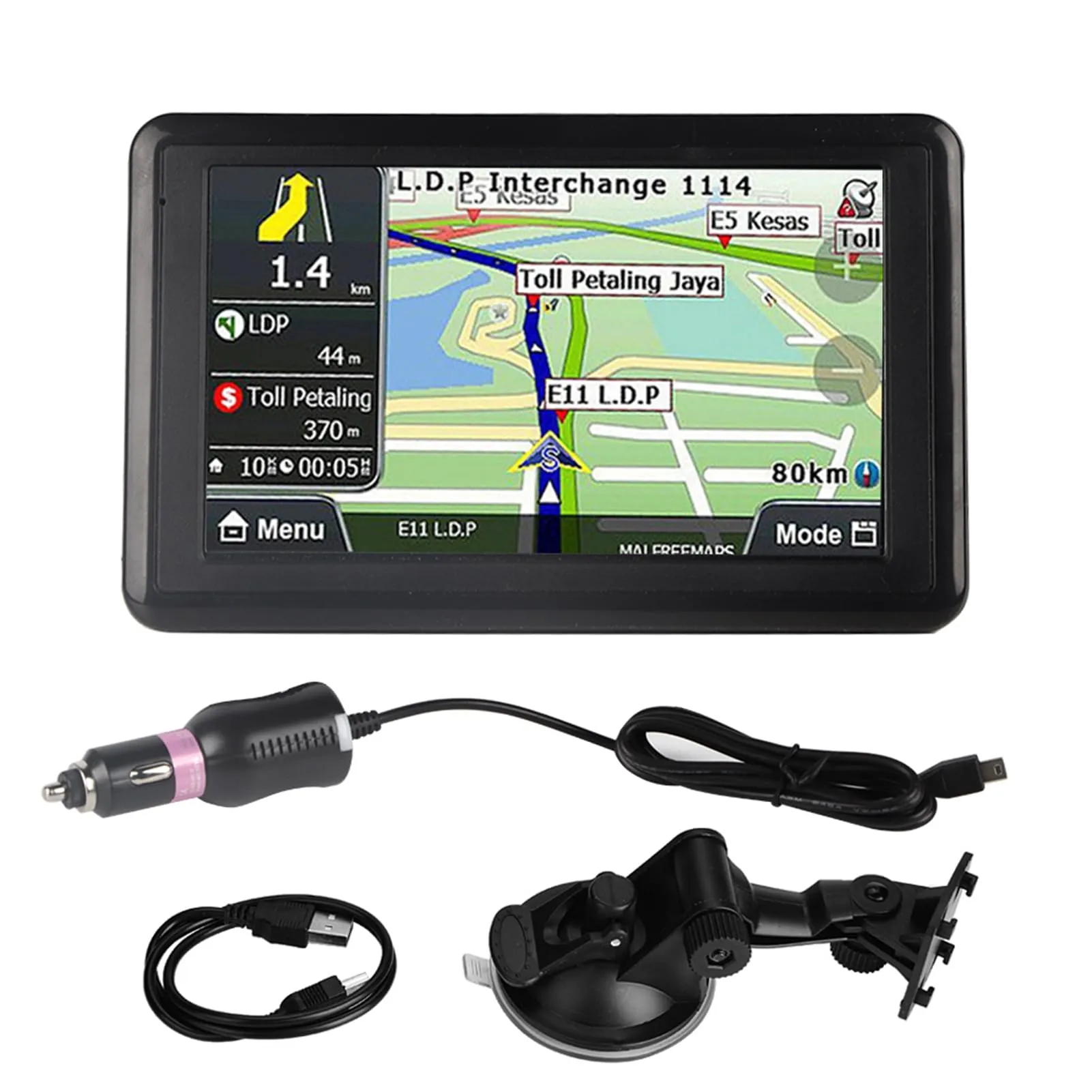 Navigatore GPS Touchscreen 8GB Mappa Europa Aggiornata