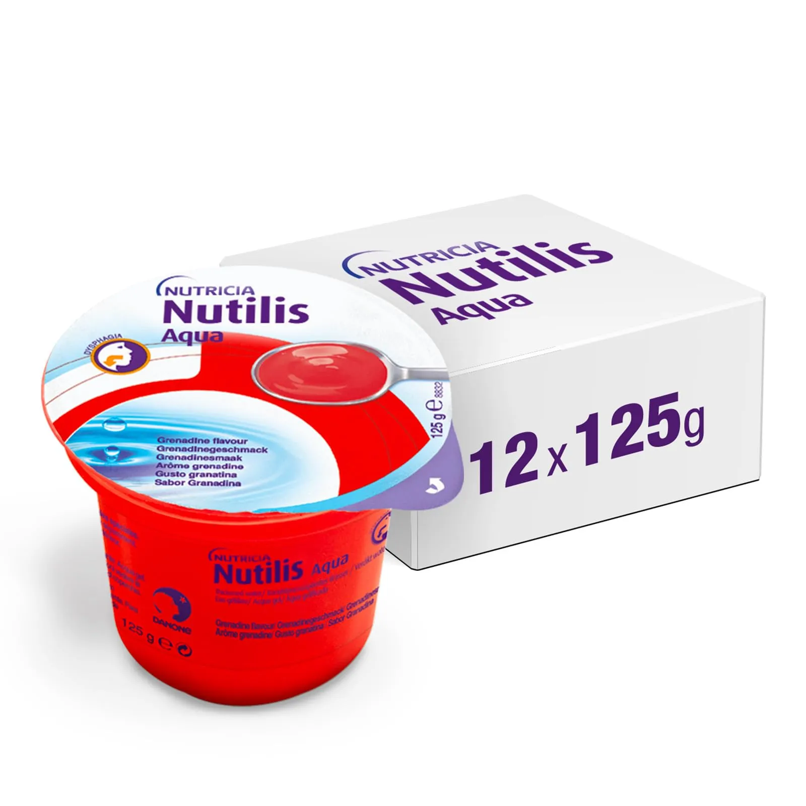 NUTILIS AQUA GEL GRANATINA - Alimento a Fini Medici Speciali per la Disfagia