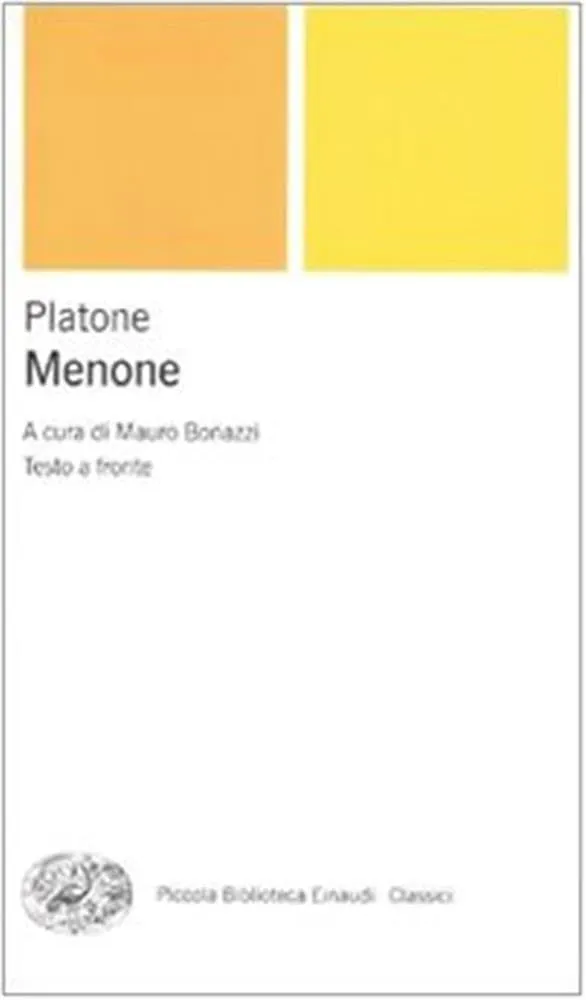 Menone. Testo greco a fronte