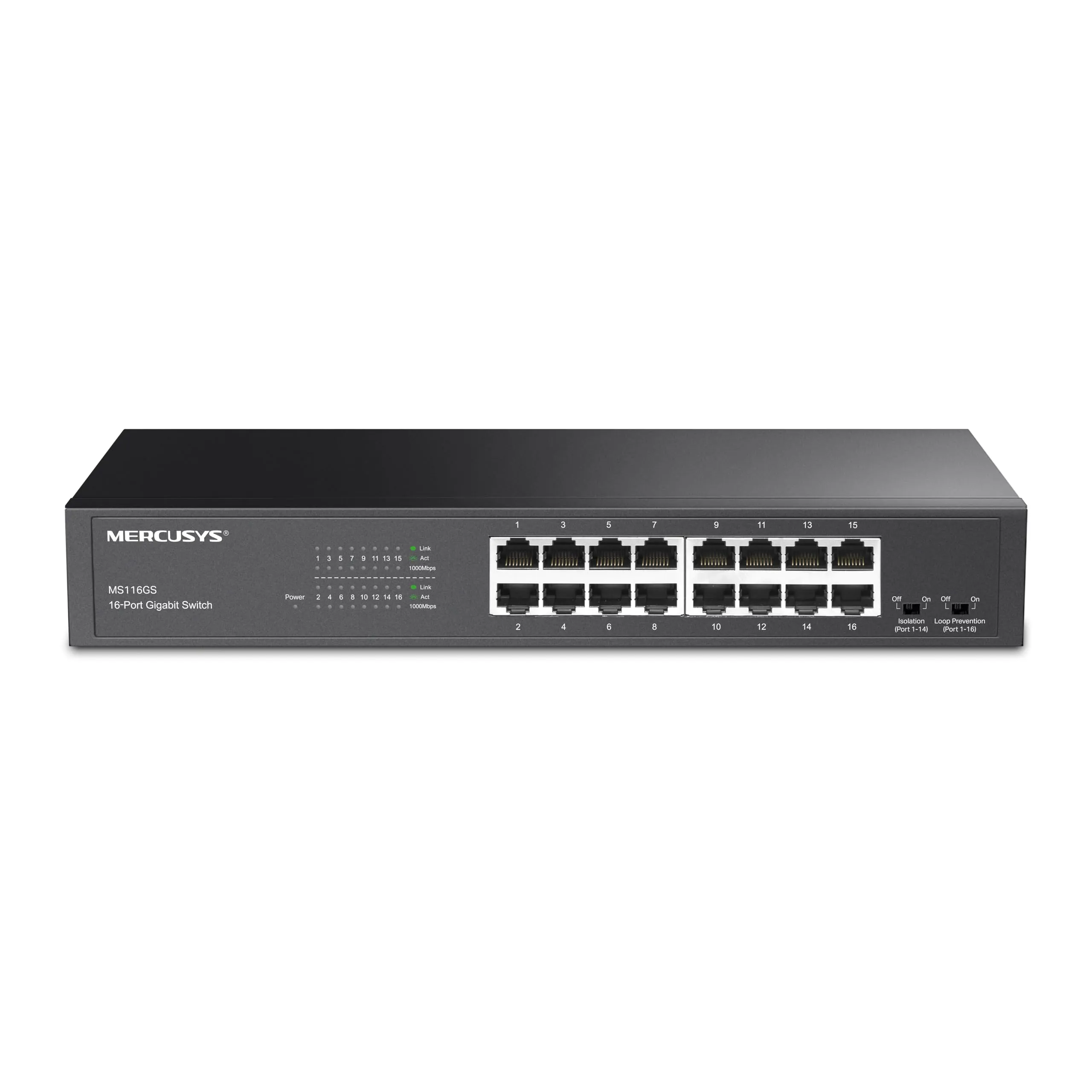 TP-Link Mercusys MS116GS Switch Gigabit 16 Porte