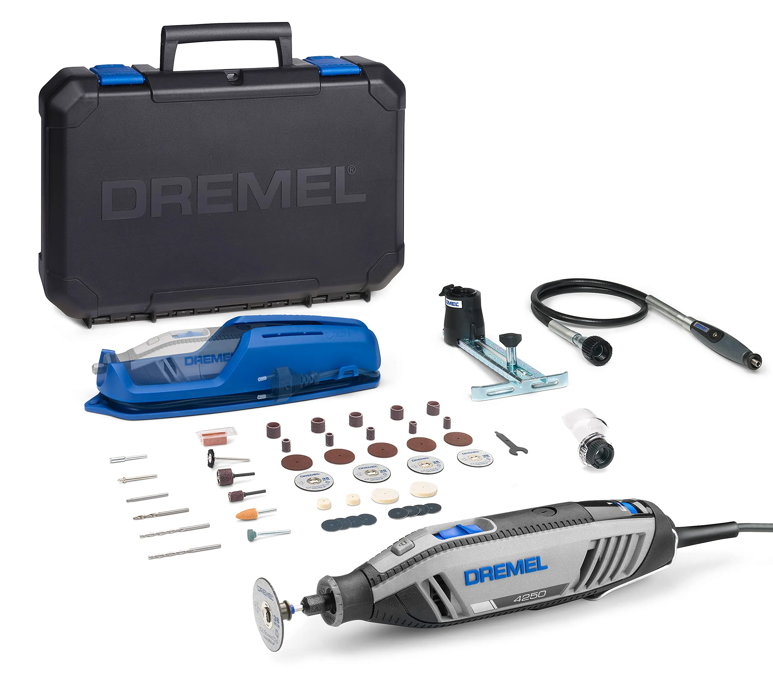 Dremel 4250 Multiutensile 175 W Kit con 3 Complementi e 45 Accessori