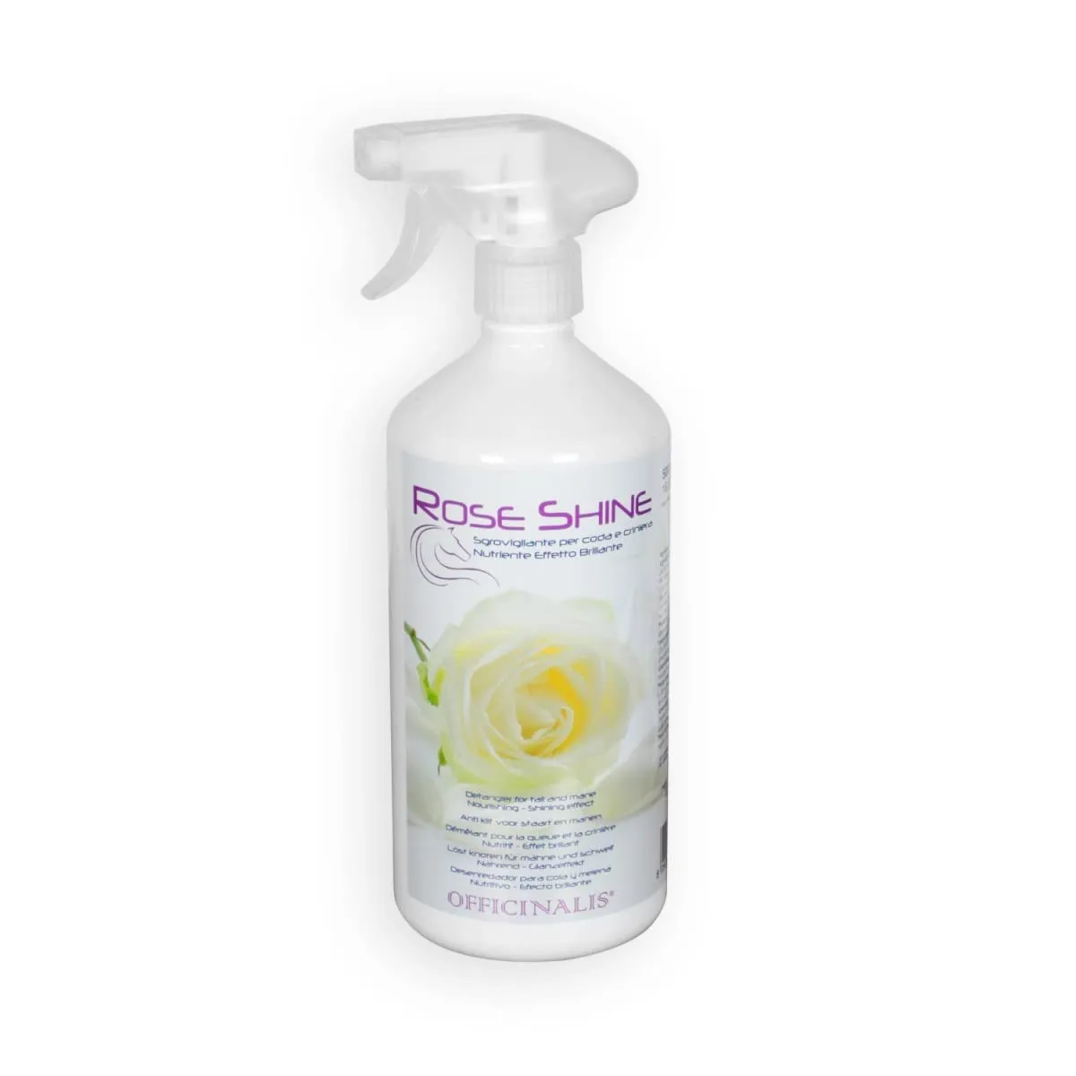 Officinalis Rose Shine Spray Districante per Criniera e Coda - 1000 ml