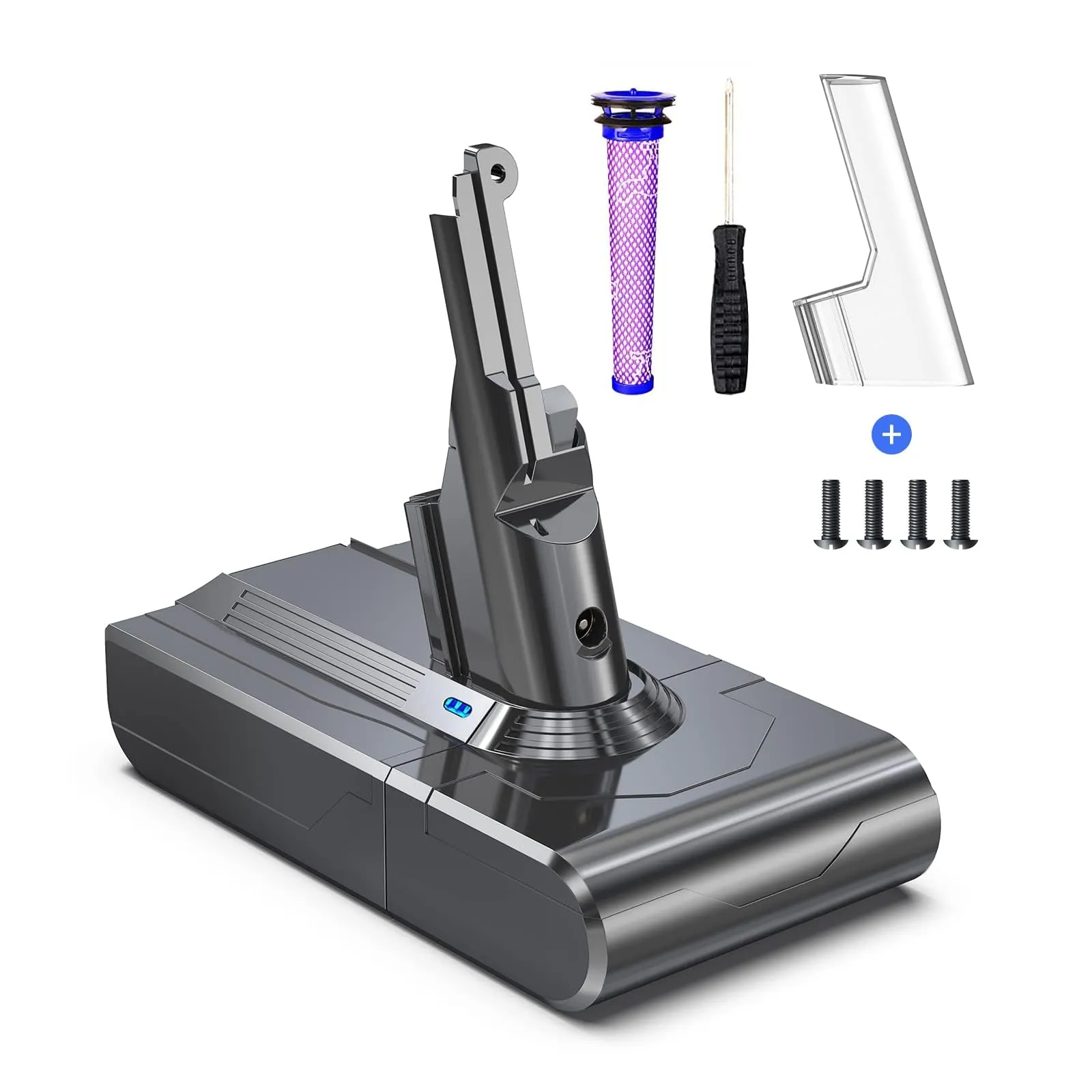 BuTure Batteria 6000mAh per Dyson V8: Potenza e Durata per la Tua Pulizia