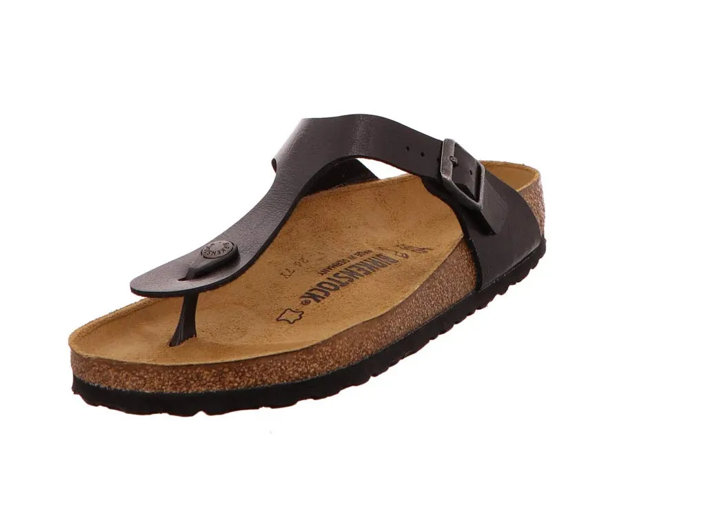 Birkenstock Gizeh Black Birko-Flor Infradito Uomo