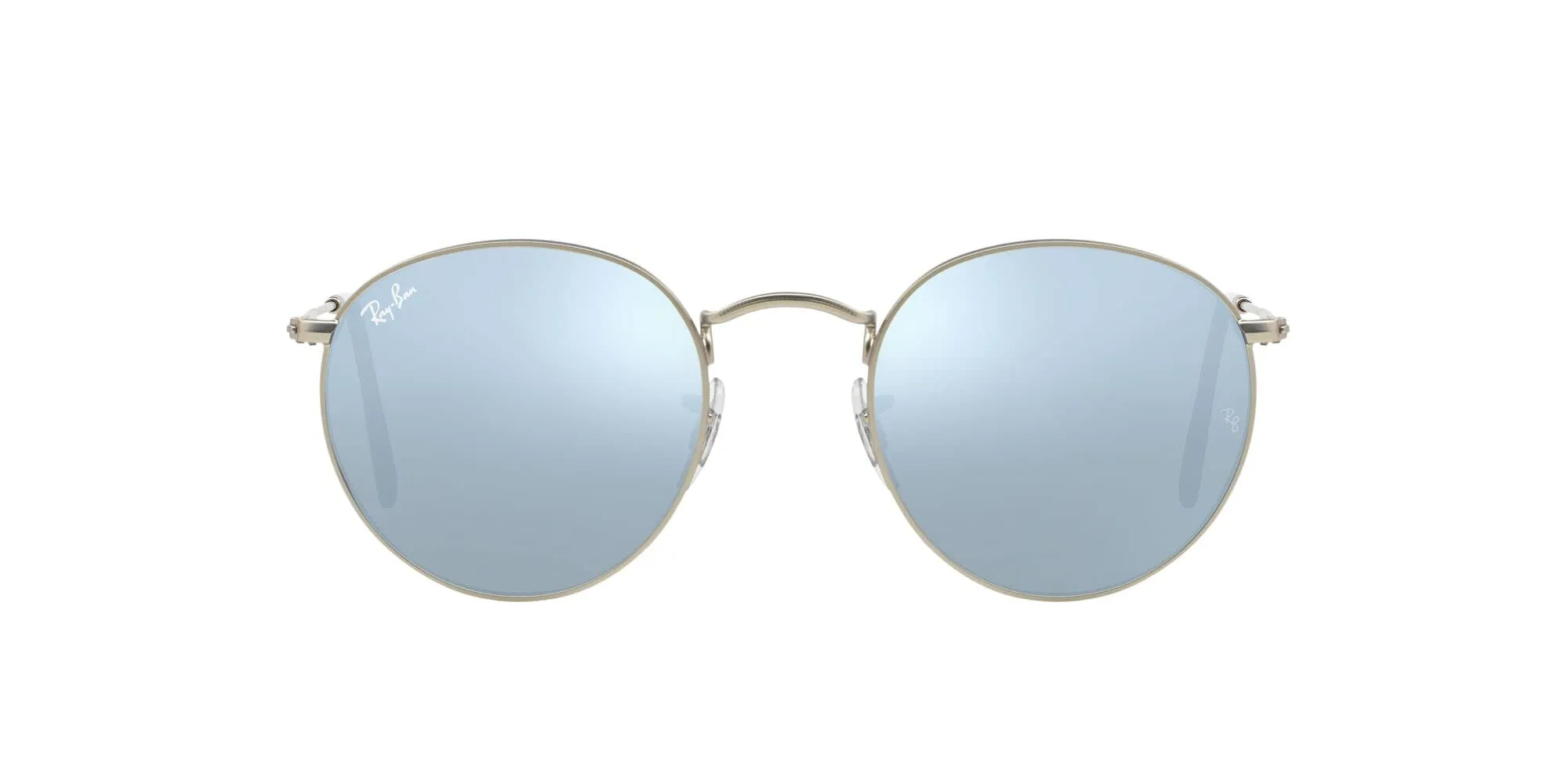 Ray-Ban RB3447 Round Metal Occhiali da Sole Argento