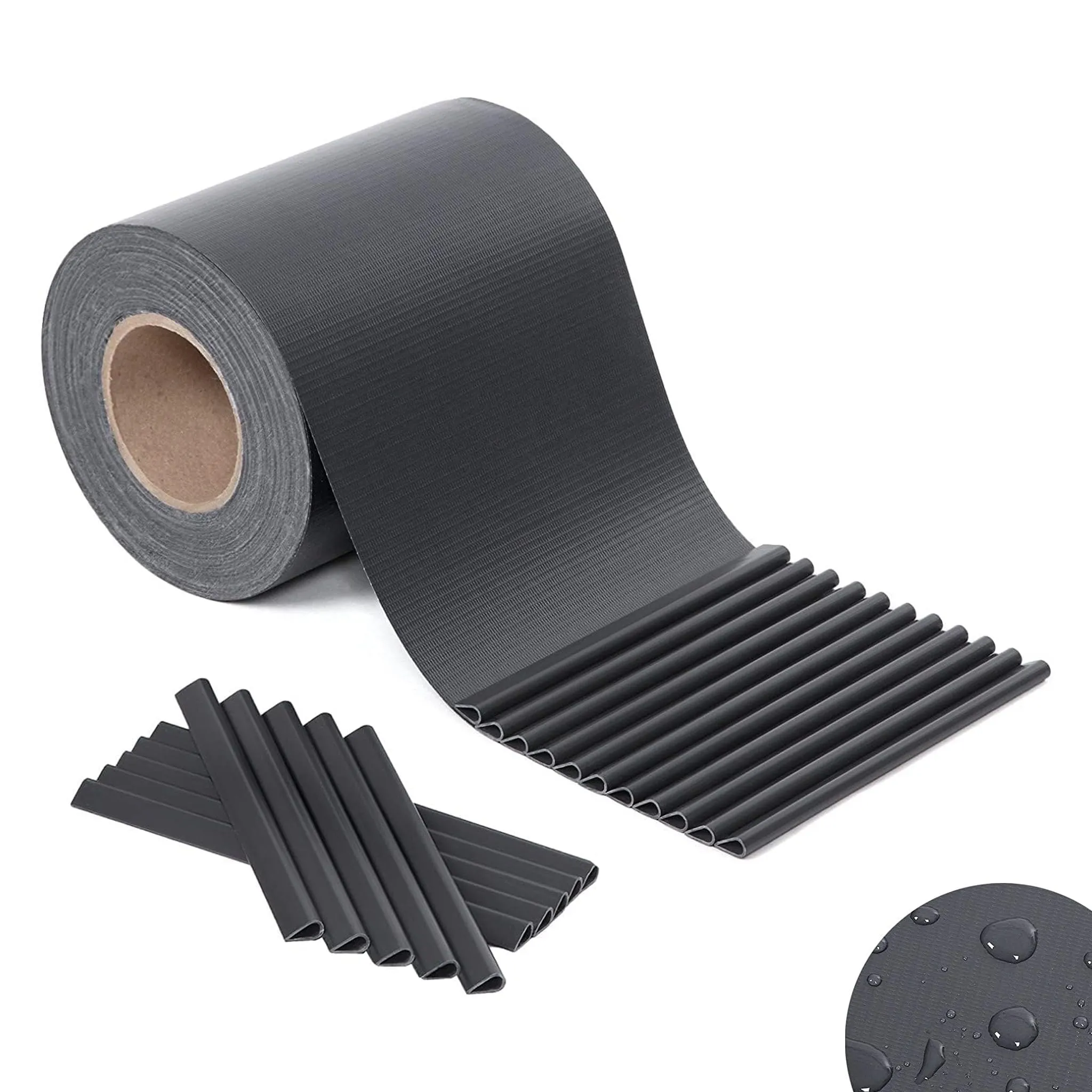 SOLEILUX Frangivista Recinzione in PVC 19cm x 35m con Clip