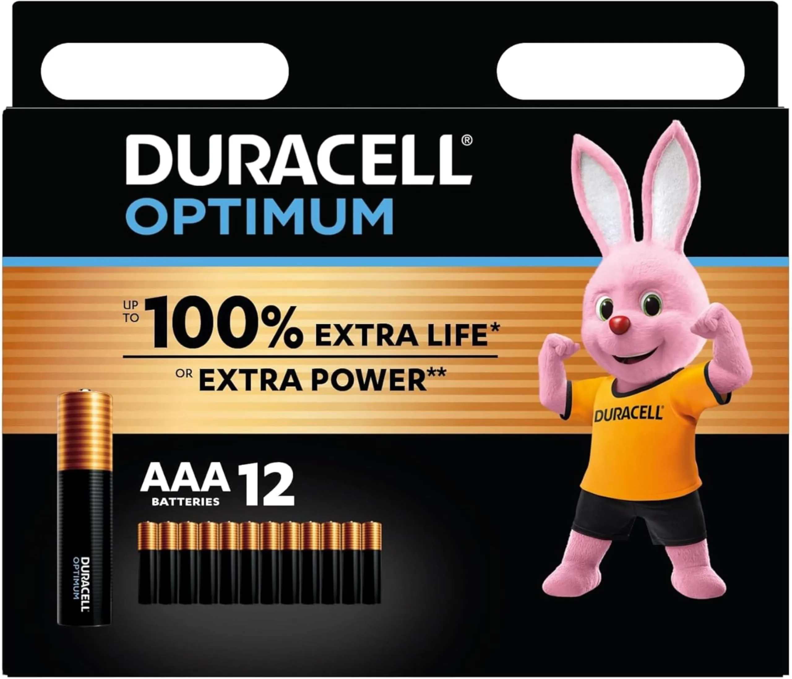 Duracell Optimum AAA - 12 Pile Alcaline