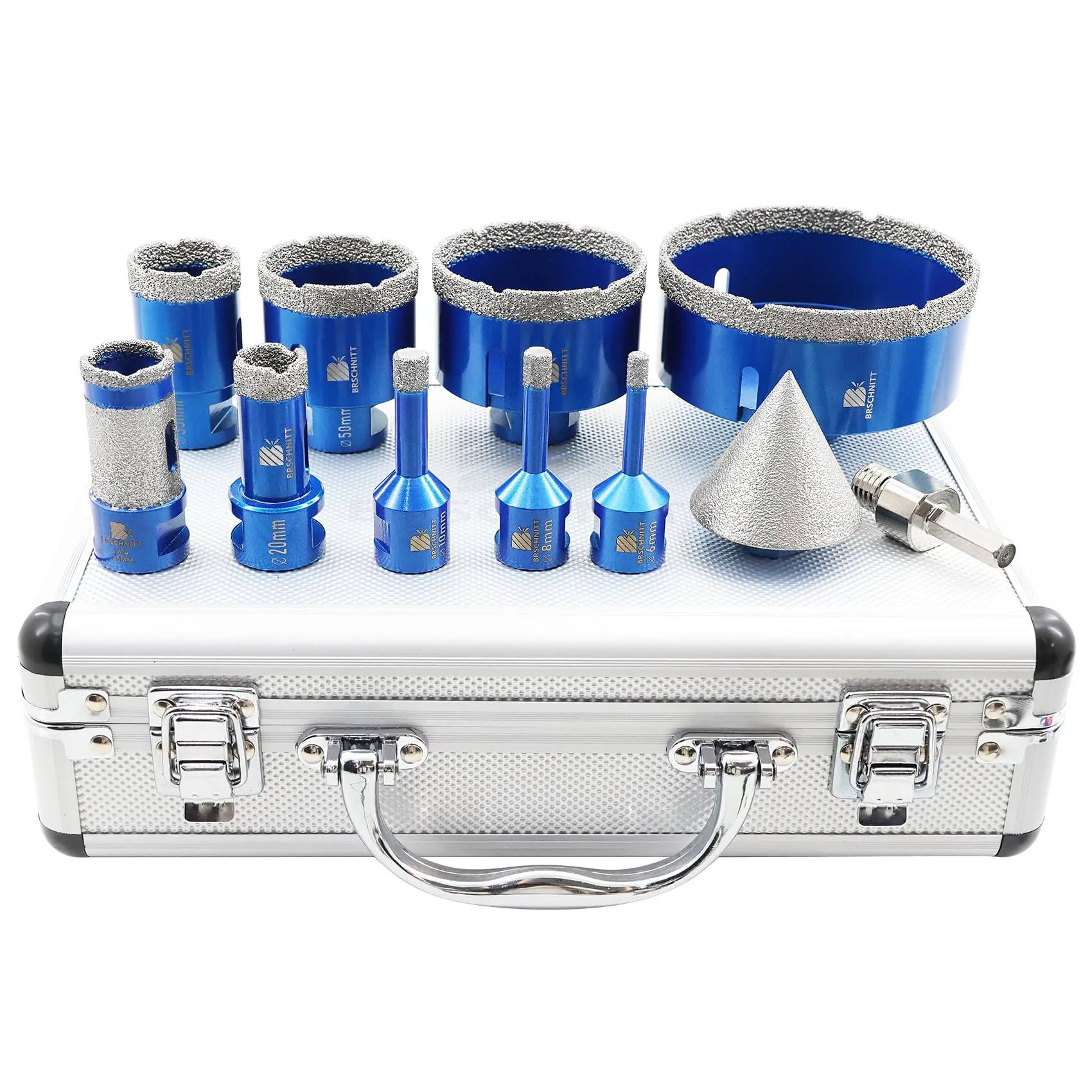 Set di Punte Diamantate Professionali per Piastrelle e Materiali Duri