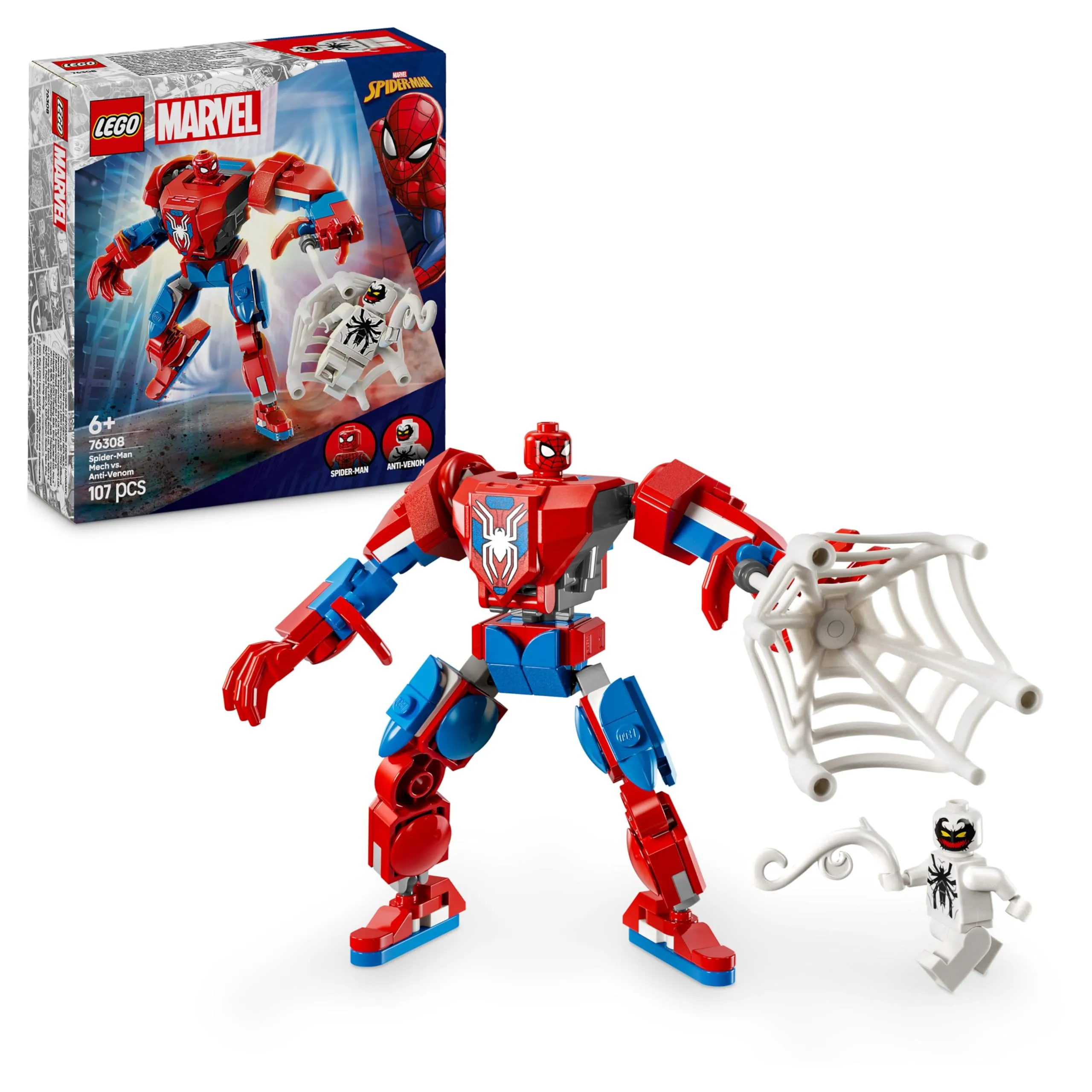 LEGO Marvel Mech di Spider-Man contro Anti-Venom - 76308