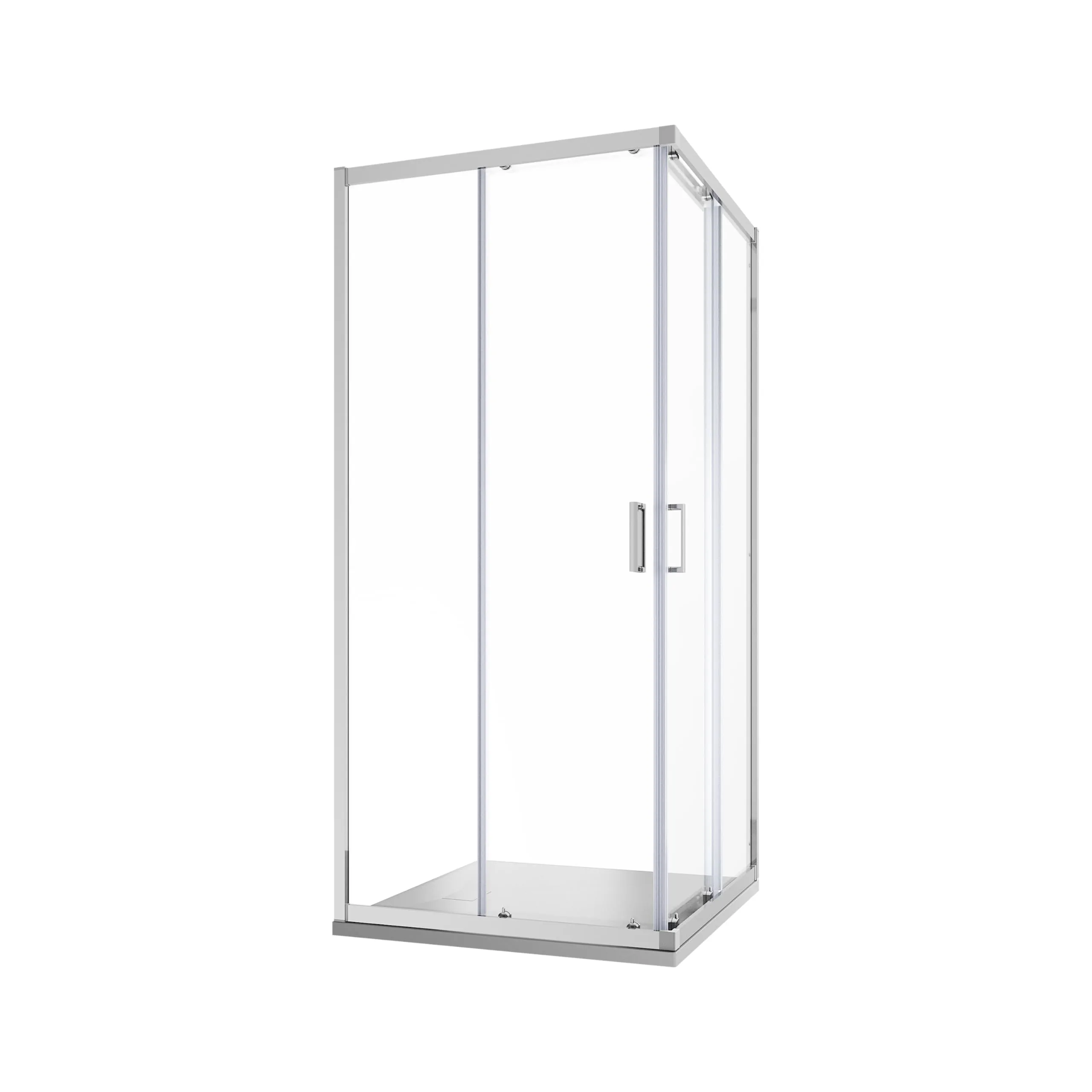 Box Doccia Angolare Tonga 80x80 cm - Cristallo Temperato 6mm