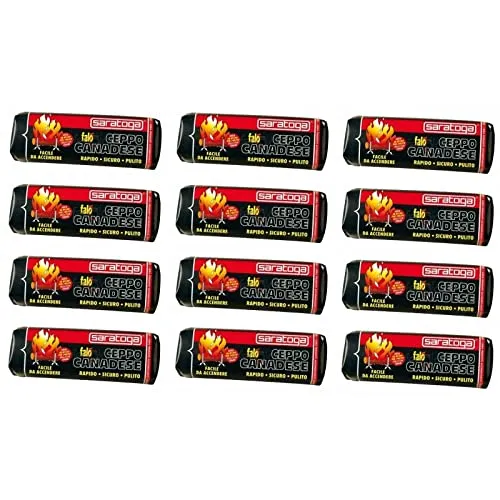 Tronchetto Accendifuoco Saratoga - Stok - 1100g (Confezione da 12)