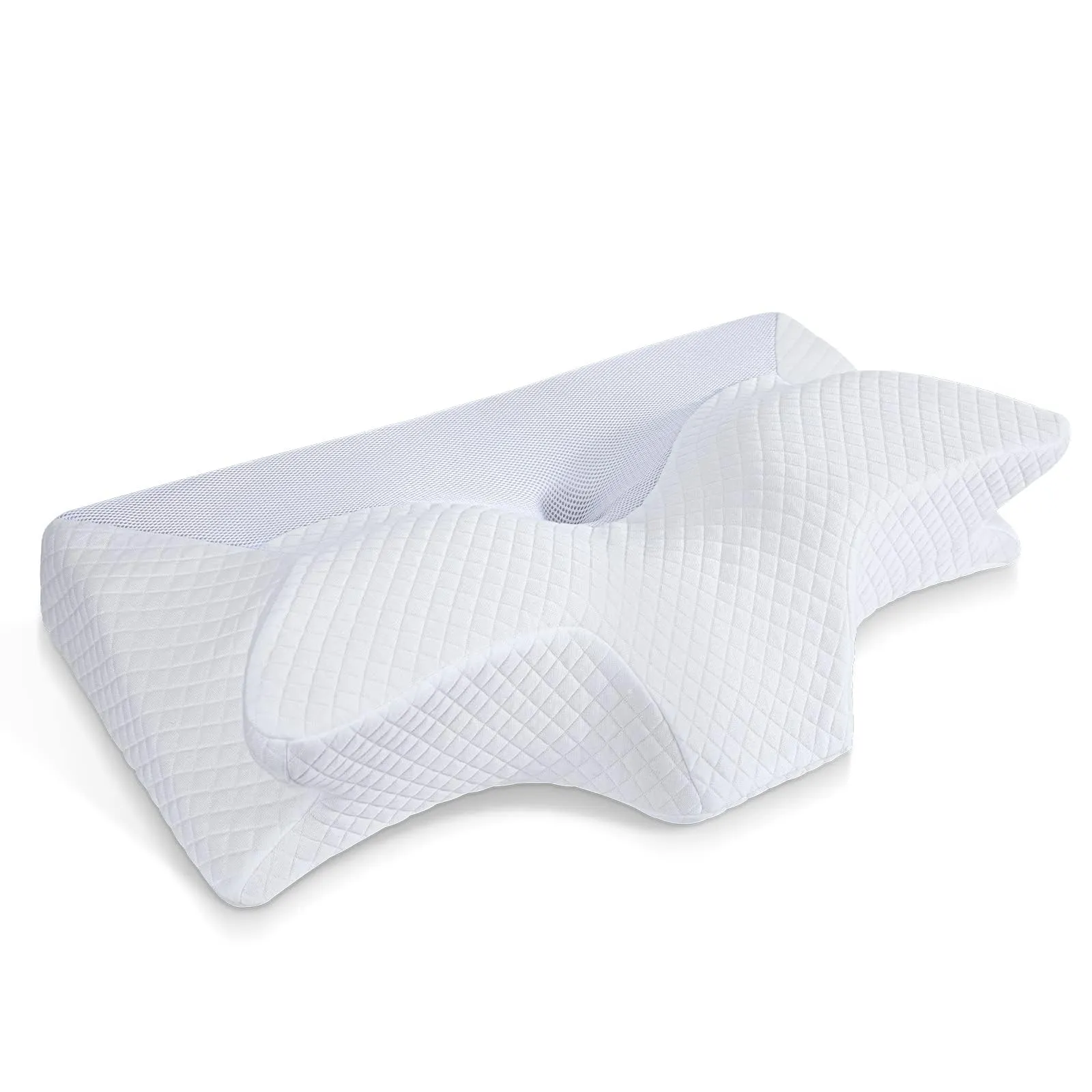 Cuscino Cervicale Ergonomico HOMCA Memory Foam per Supporto Ortopedico