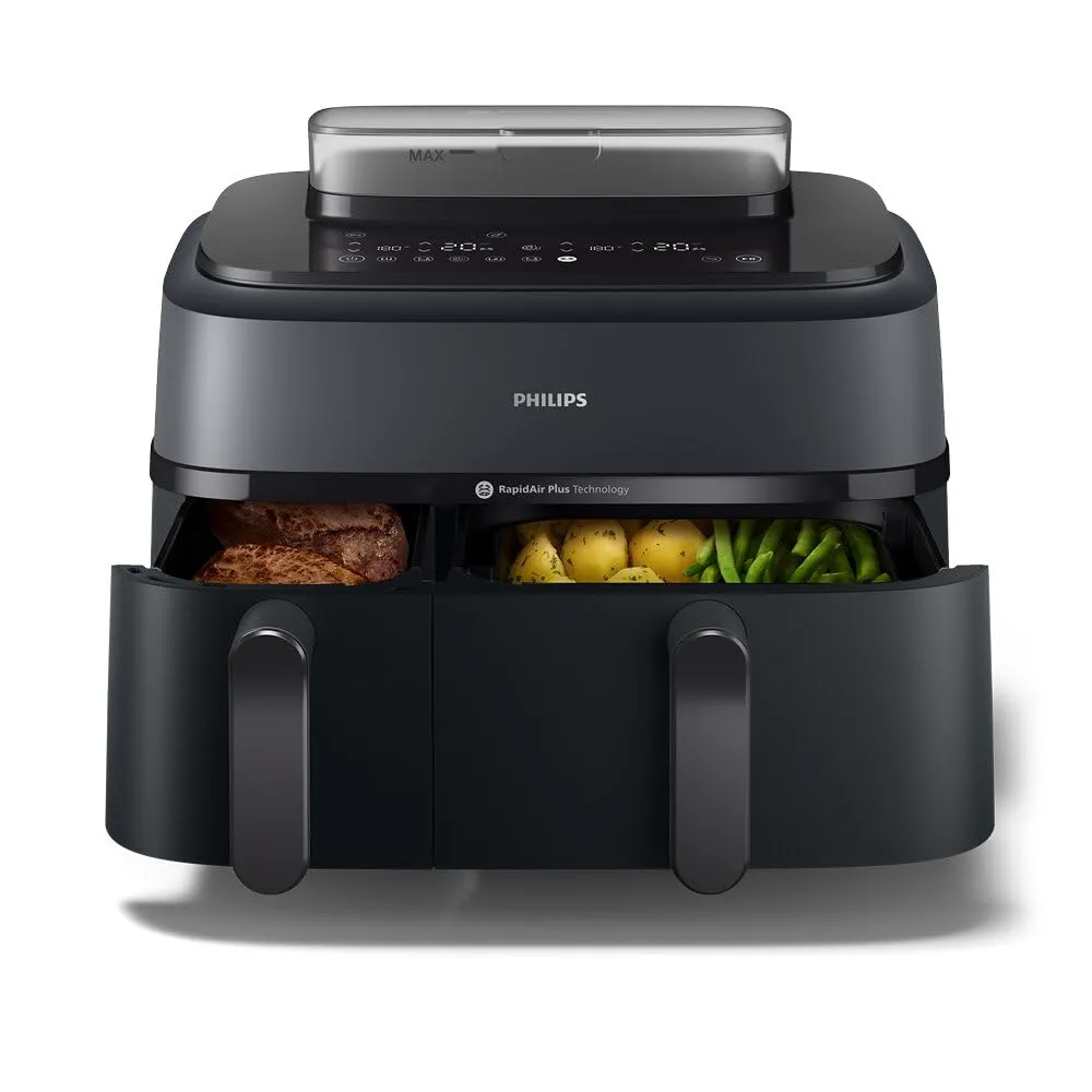 Philips Airfryer Serie 5000 doppio cestello con cottura a vapore - 9L