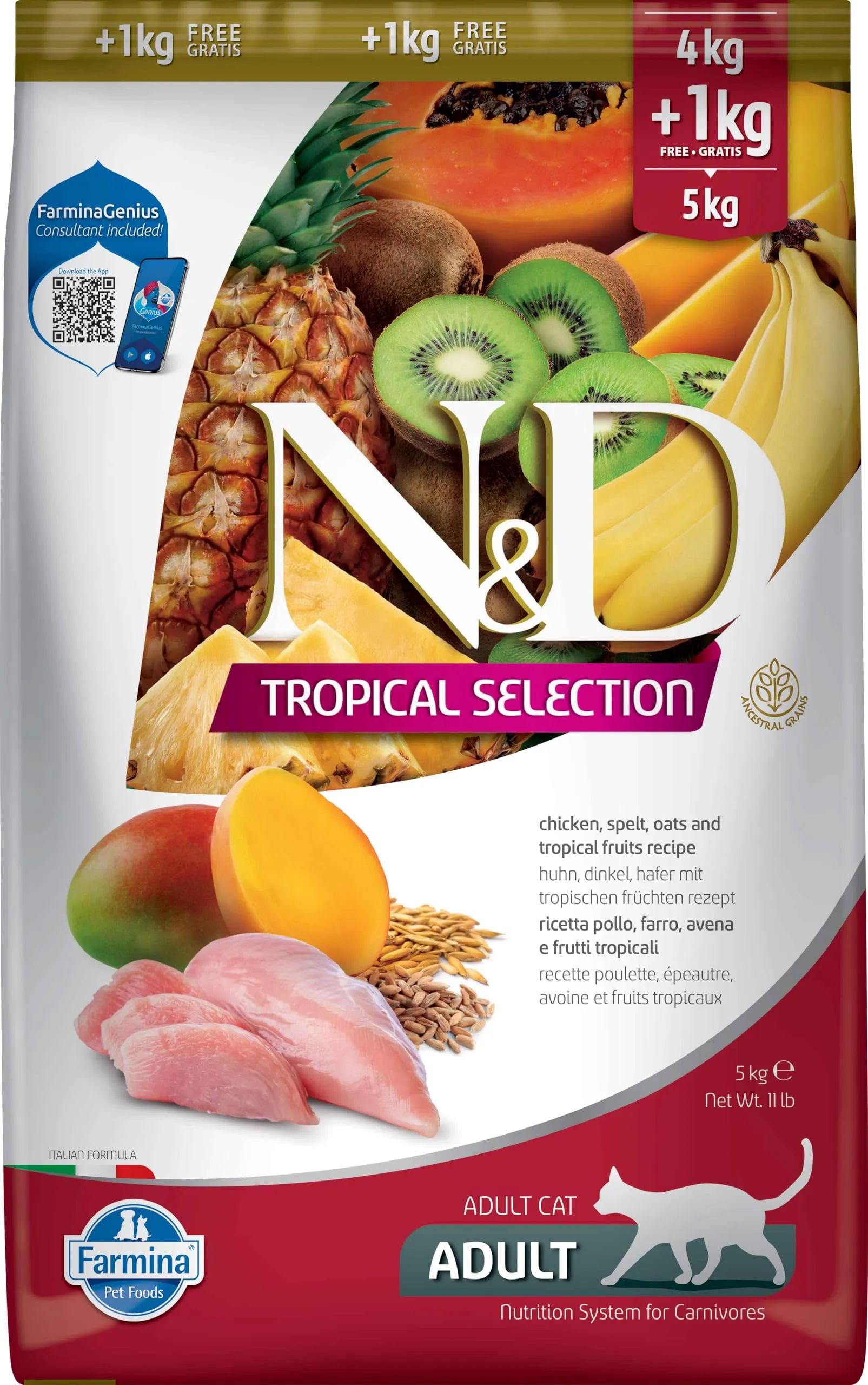 Farmina N&D Tropical Selection Pollo per Gatti Adulti - 5kg