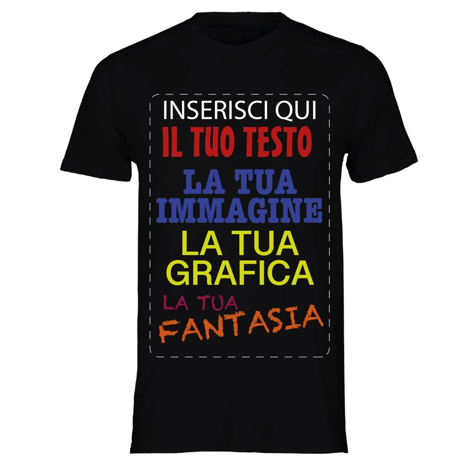 T-shirt in Cotone Personalizzabile