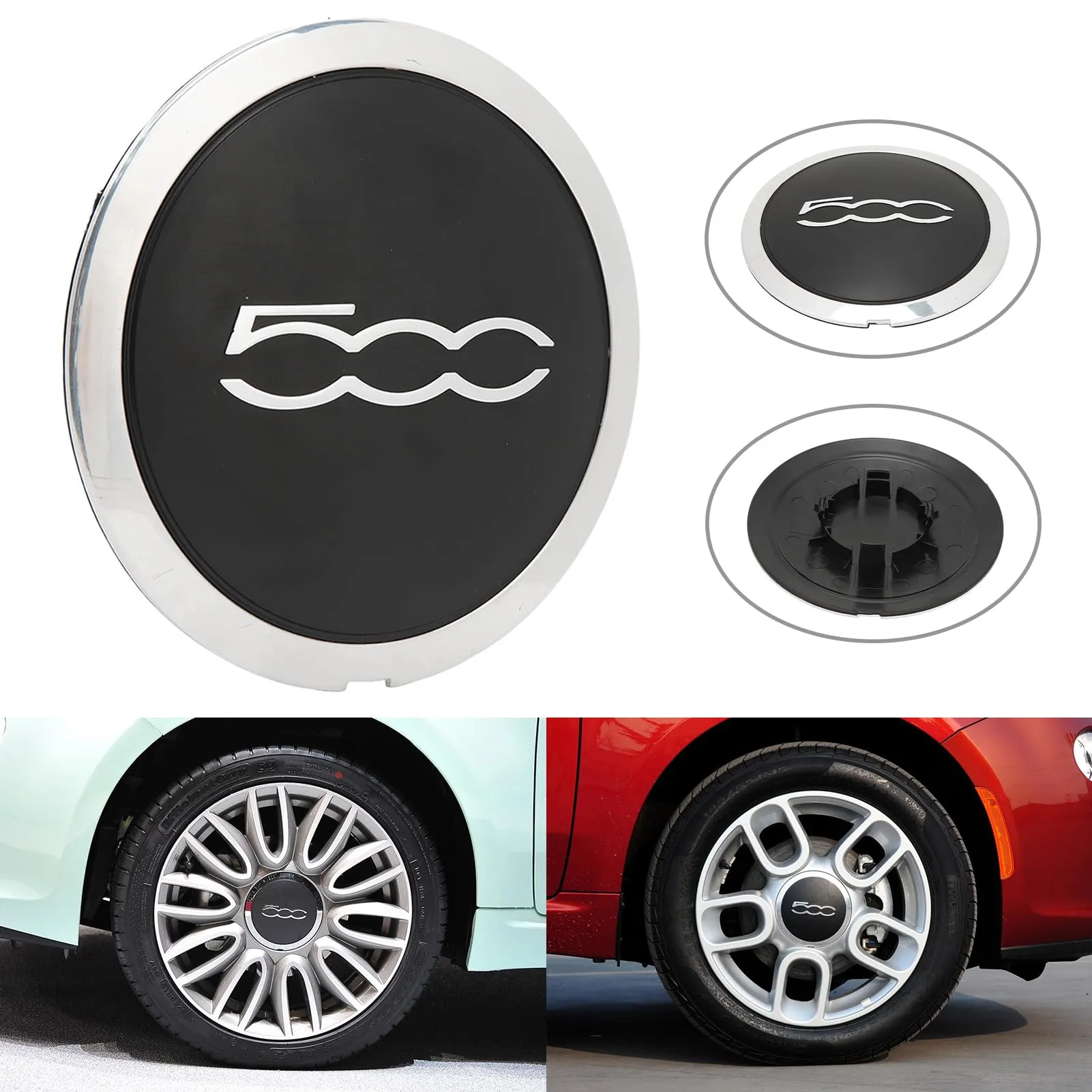 Coprimozzo Ruota Fiat 500 (2012-2024) - Ricambio Originale 68078419AC