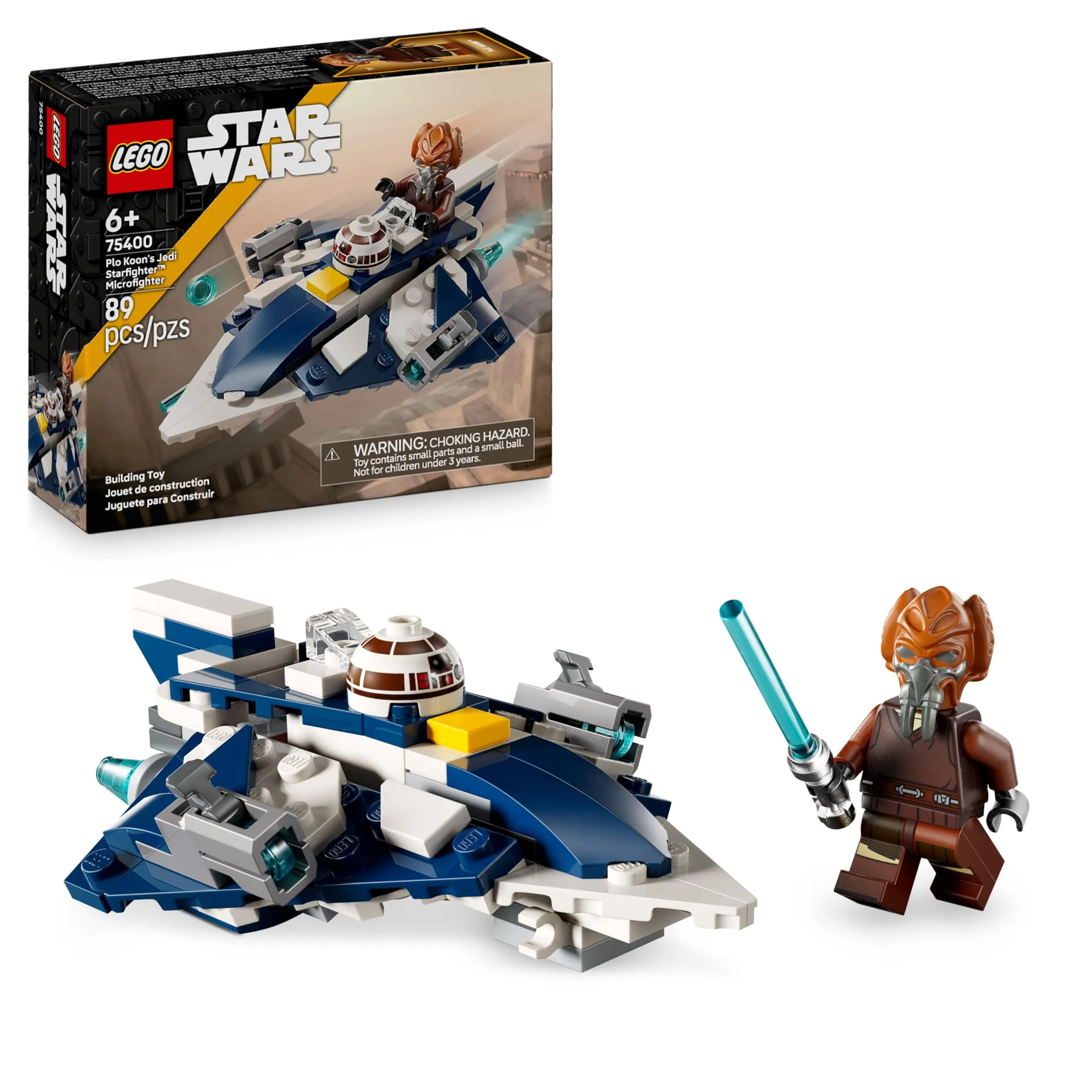 LEGO Star Wars 75400 Microfighter Jedi Starfighter di Plo Koon