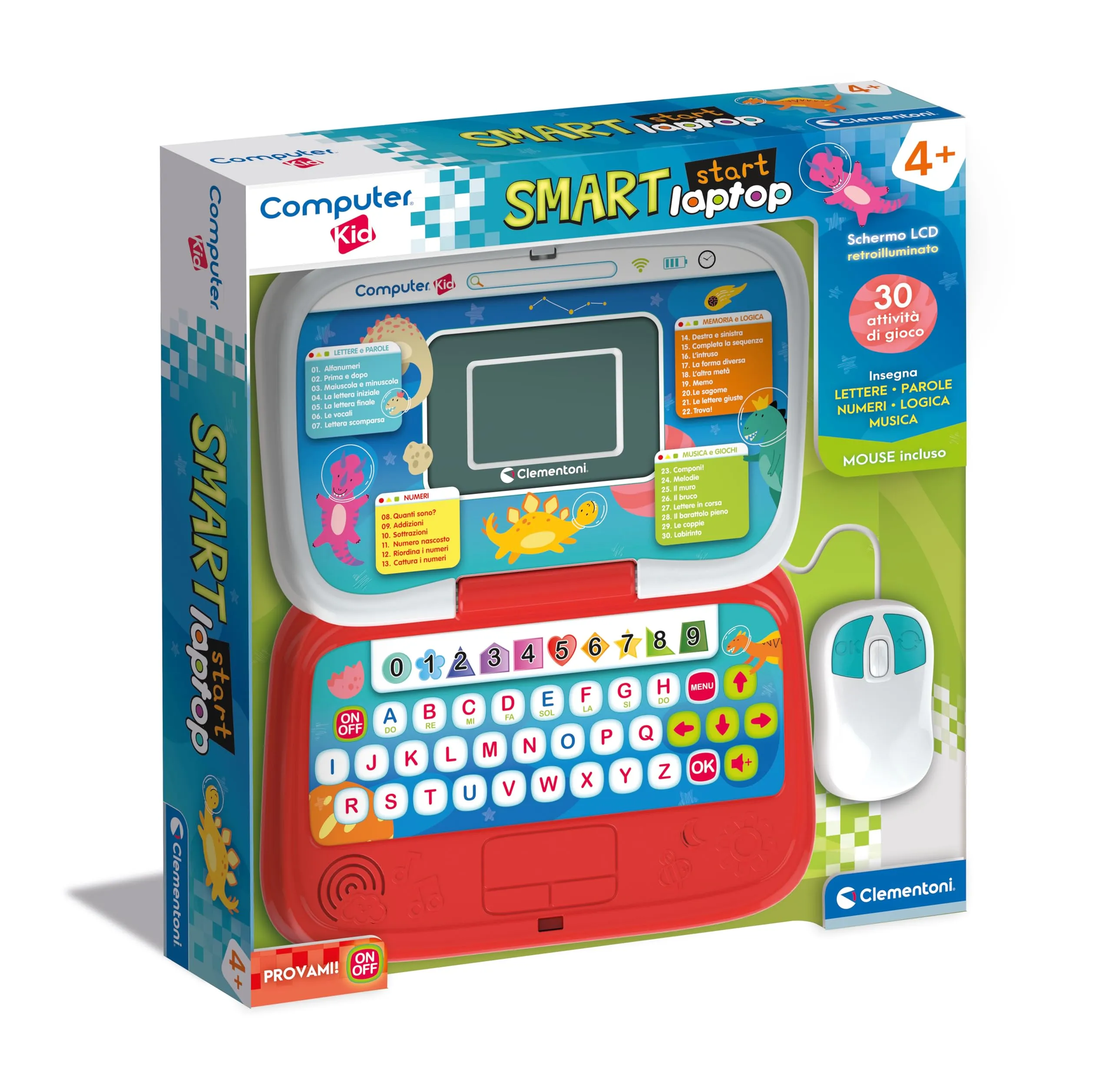 Clementoni Smart Start Laptop - Computer Educativo per Bambini