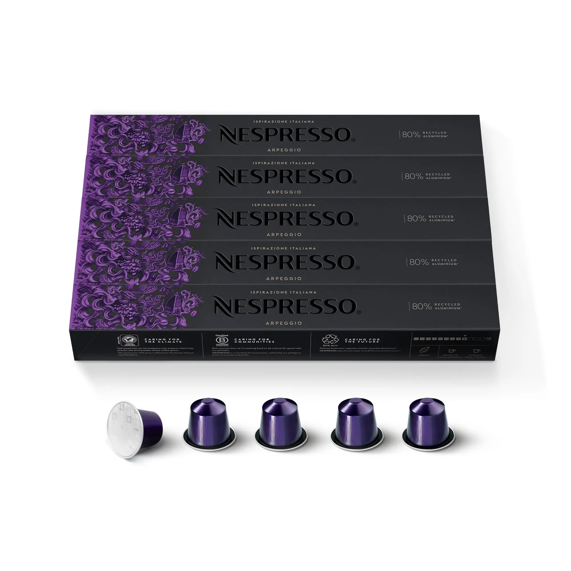 Nespresso Ispirazione Arpeggio - 50 Capsule Originali