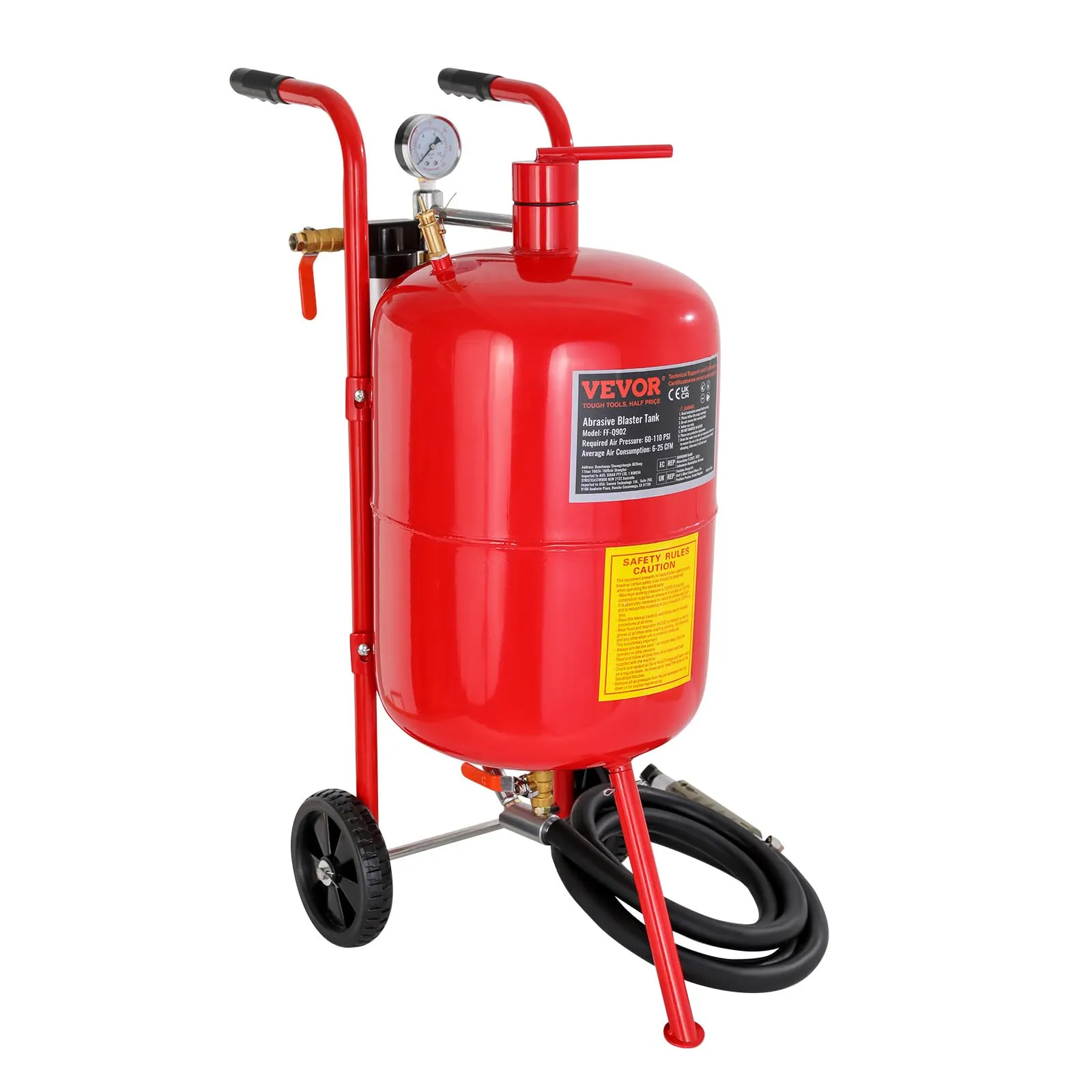 Sabbiatrice Portatile VEVOR 40 Litri