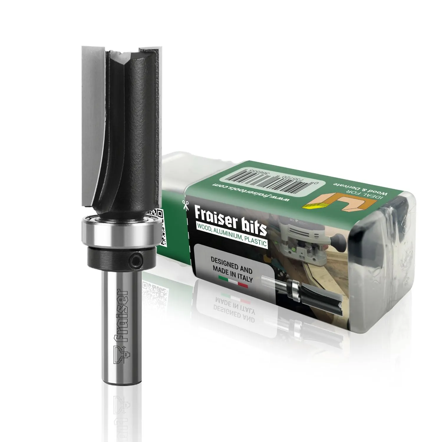 Fraiser - Fresa a copiare con cuscinetto D16 gambo 8mm