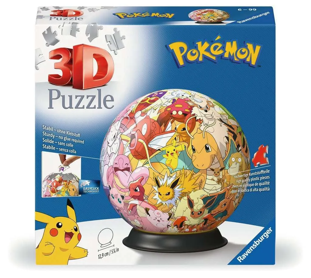 Ravensburger Puzzle 3D Pokémon Kanto Region con LED