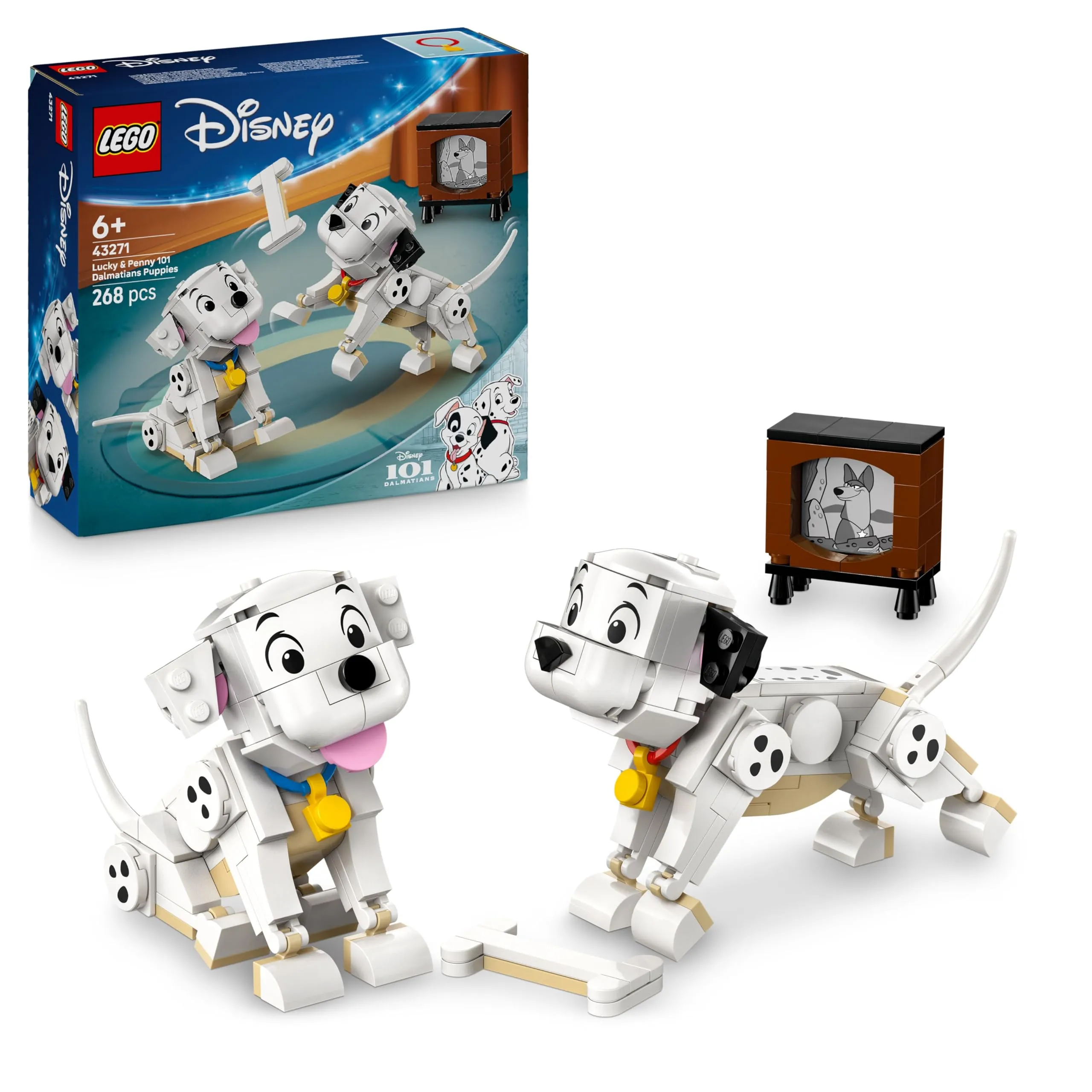 LEGO Disney Pongo e Peggy - La Carica dei Cento e Uno 43271