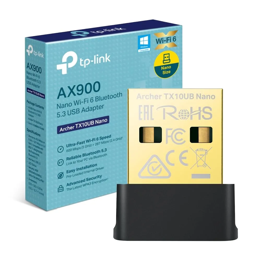 TP-Link Archer TX10UB Nano: Chiavetta WiFi 6 USB con Bluetooth 5.3