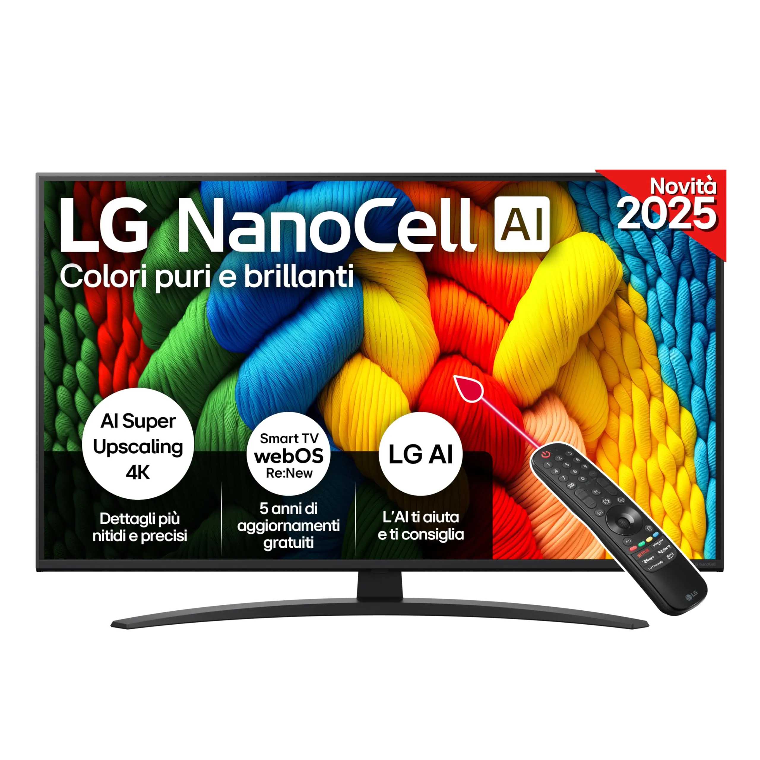LG NanoCell AI NANO81 TV 86 pollici 2025