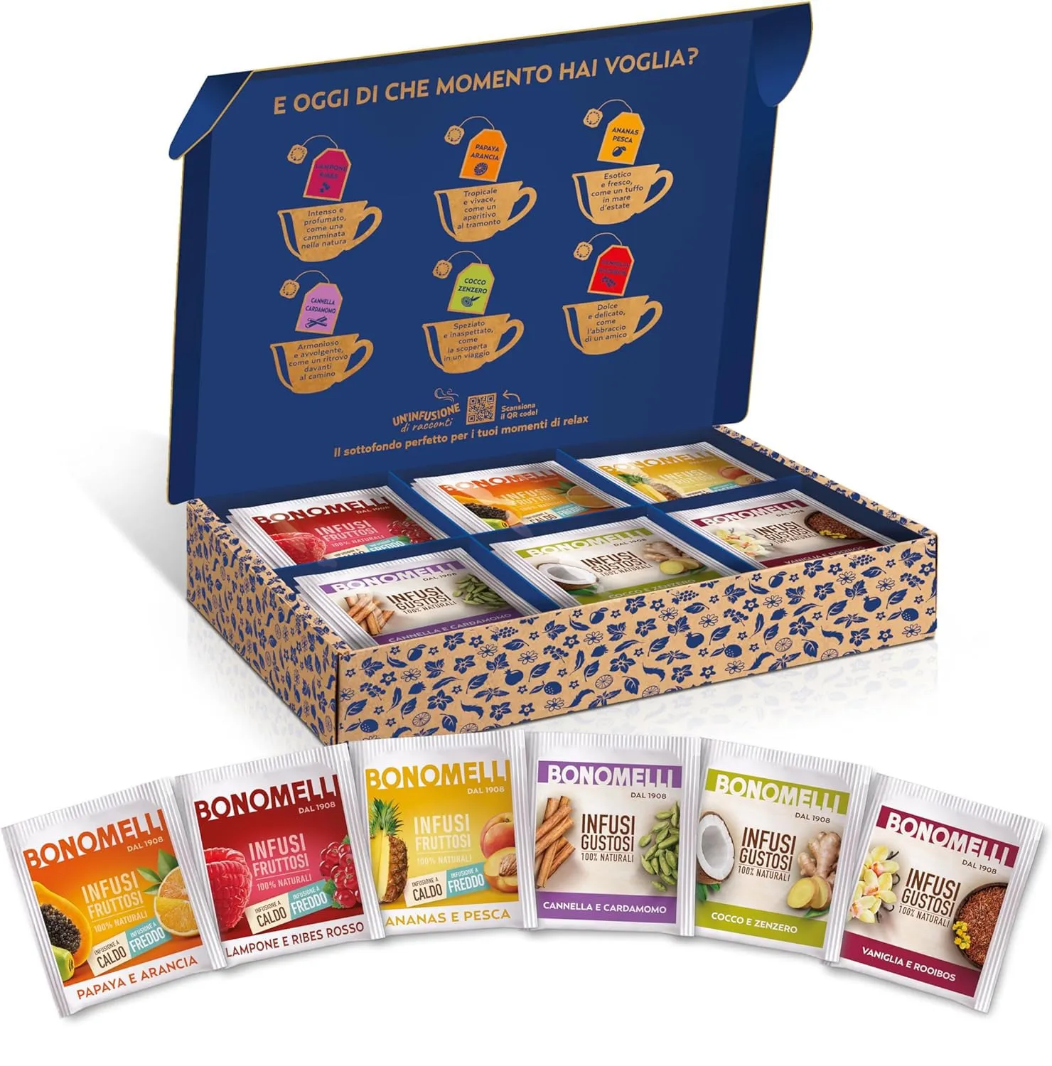 Bonomelli - Box Mix Infusi, 36 Bustine