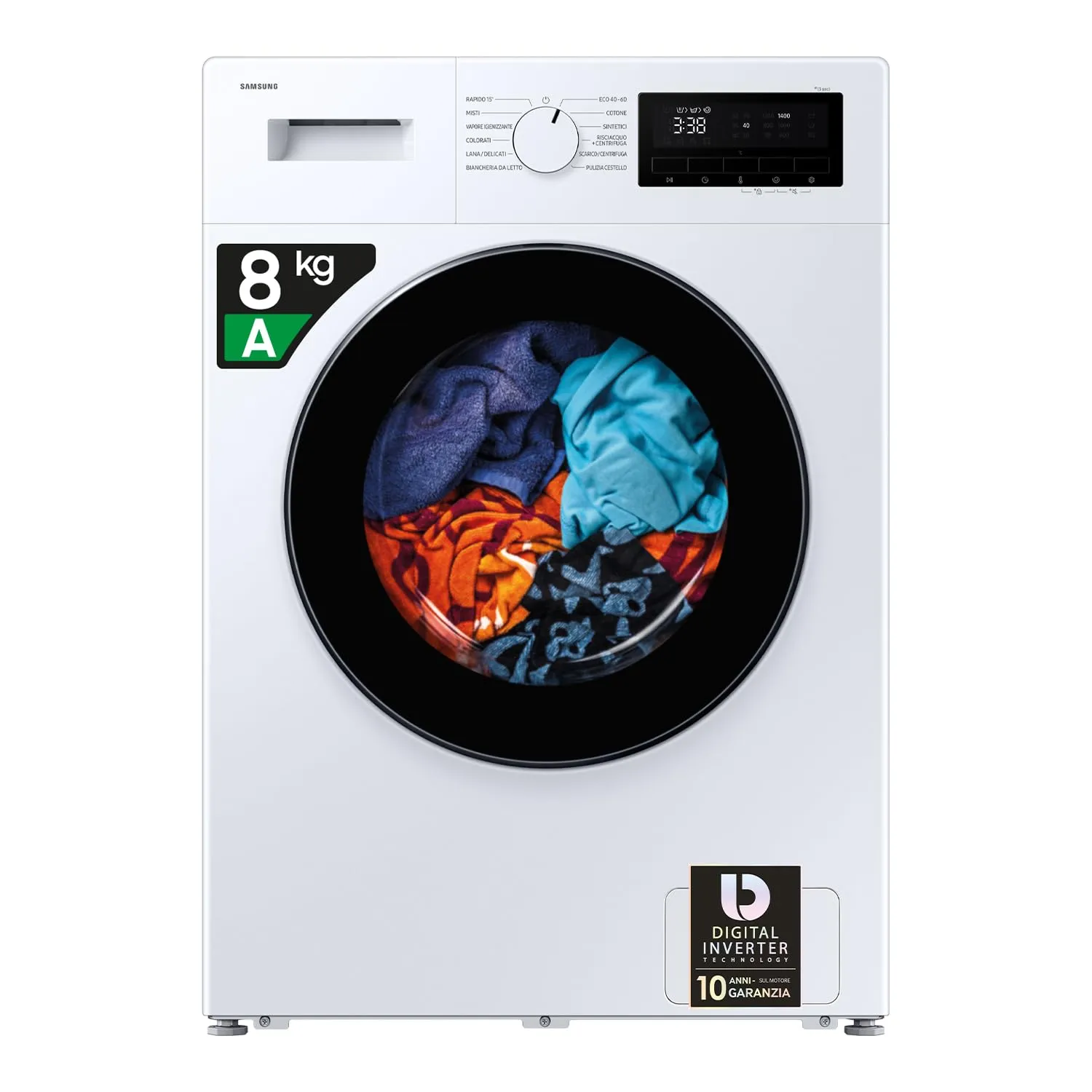 Samsung Lavatrice Front Slim WW80FG3M05AW/ET