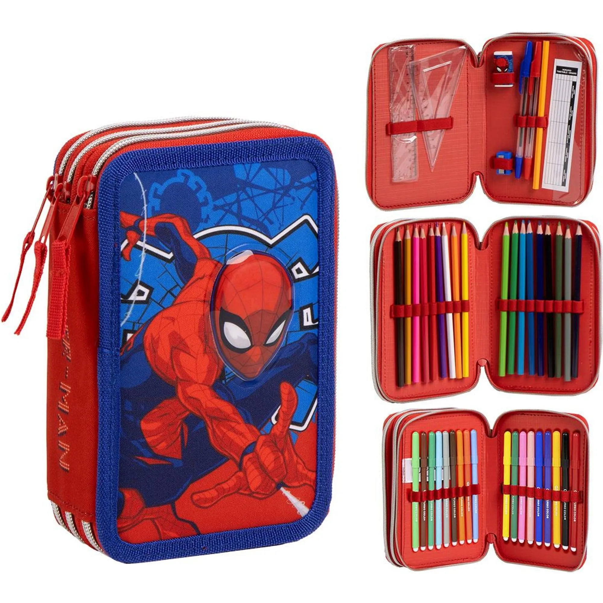 CERDÁ LIFE'S LITTLE MOMENTS Astuccio con accessori Giotto Spiderman