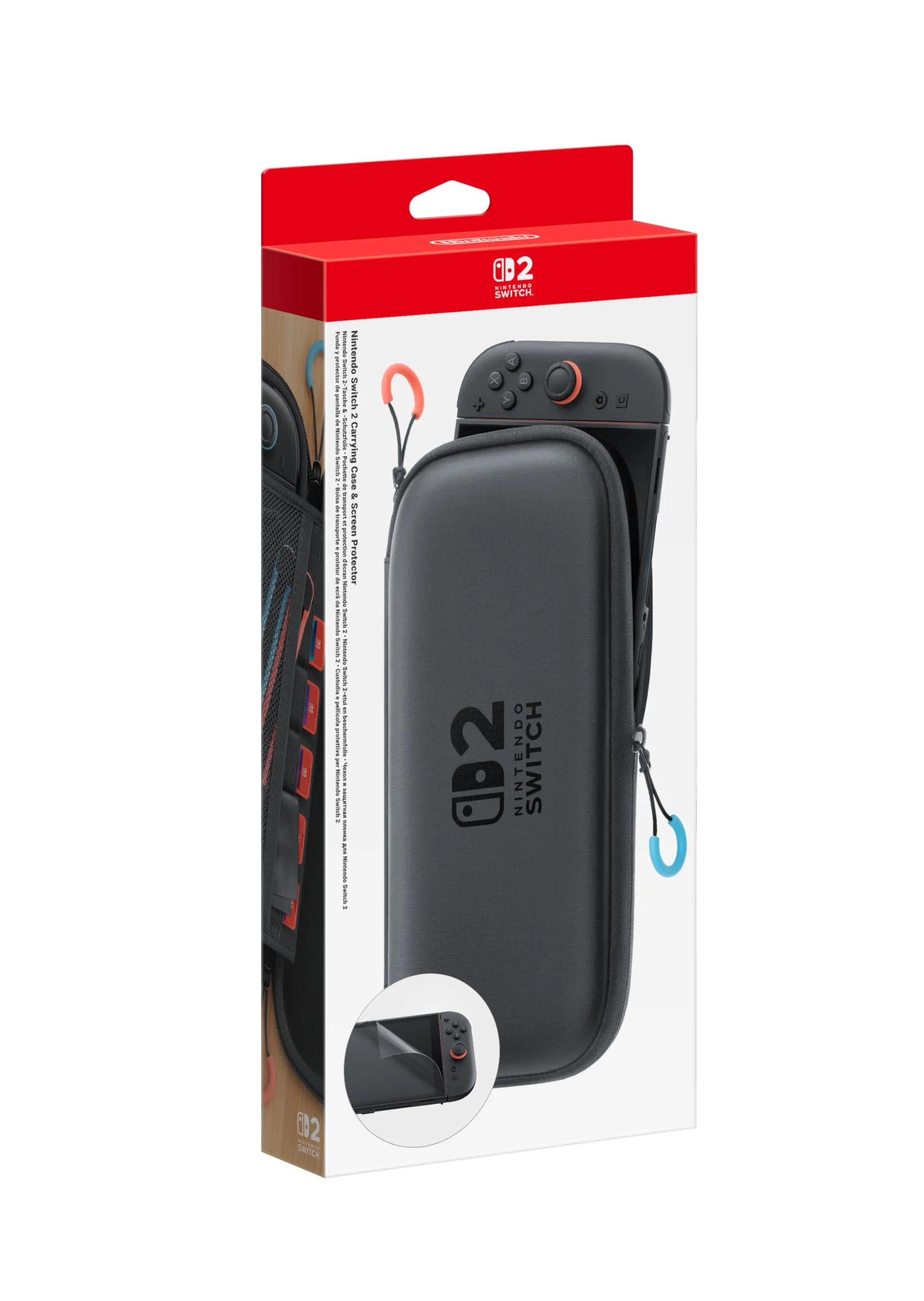 Custodia Protettiva Ufficiale Nintendo Switch 2 con Pellicola e Panno