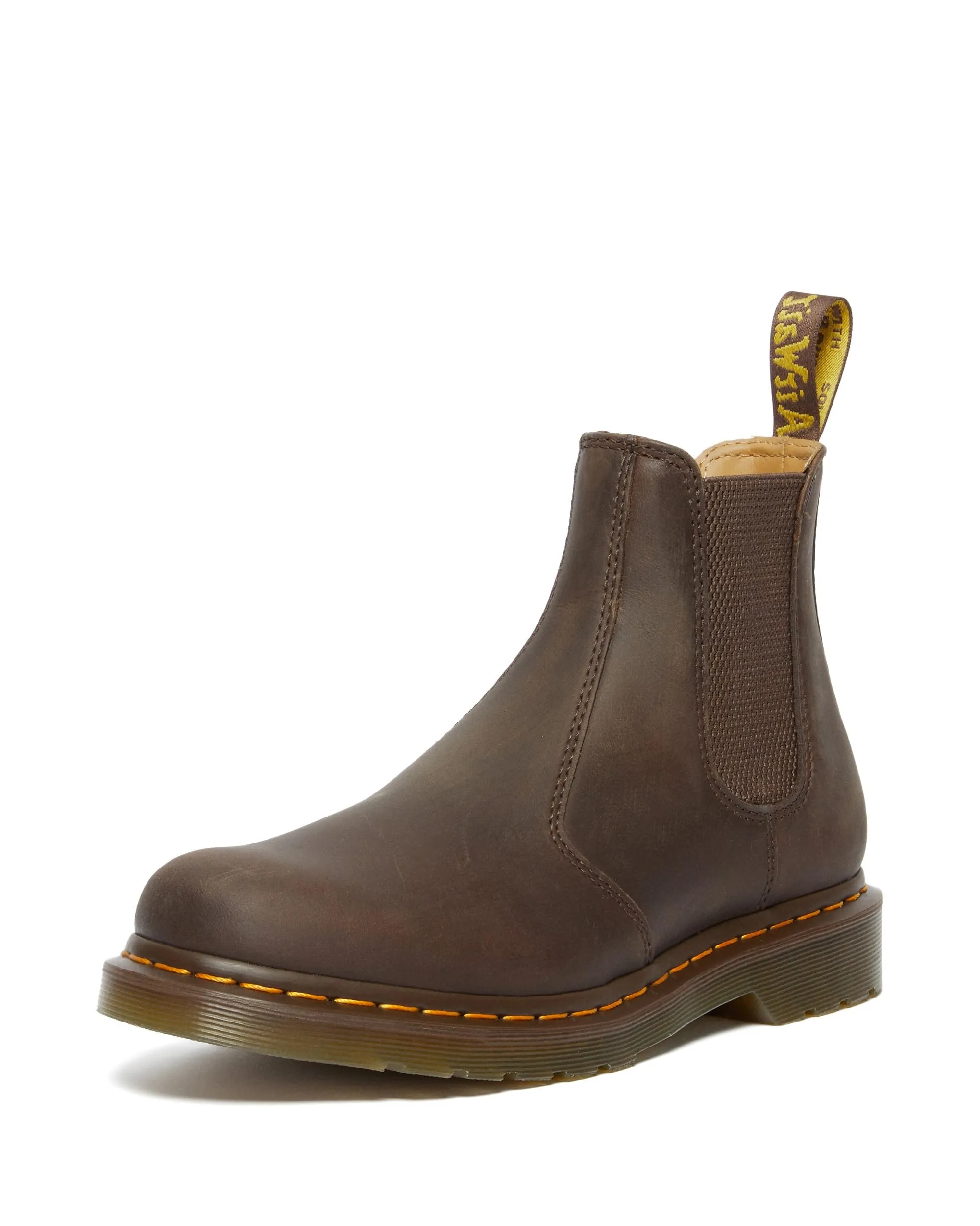 Dr. Martens 1460 Crazy Horse - Anfibi Unisex-Adulto Marrone Scuro