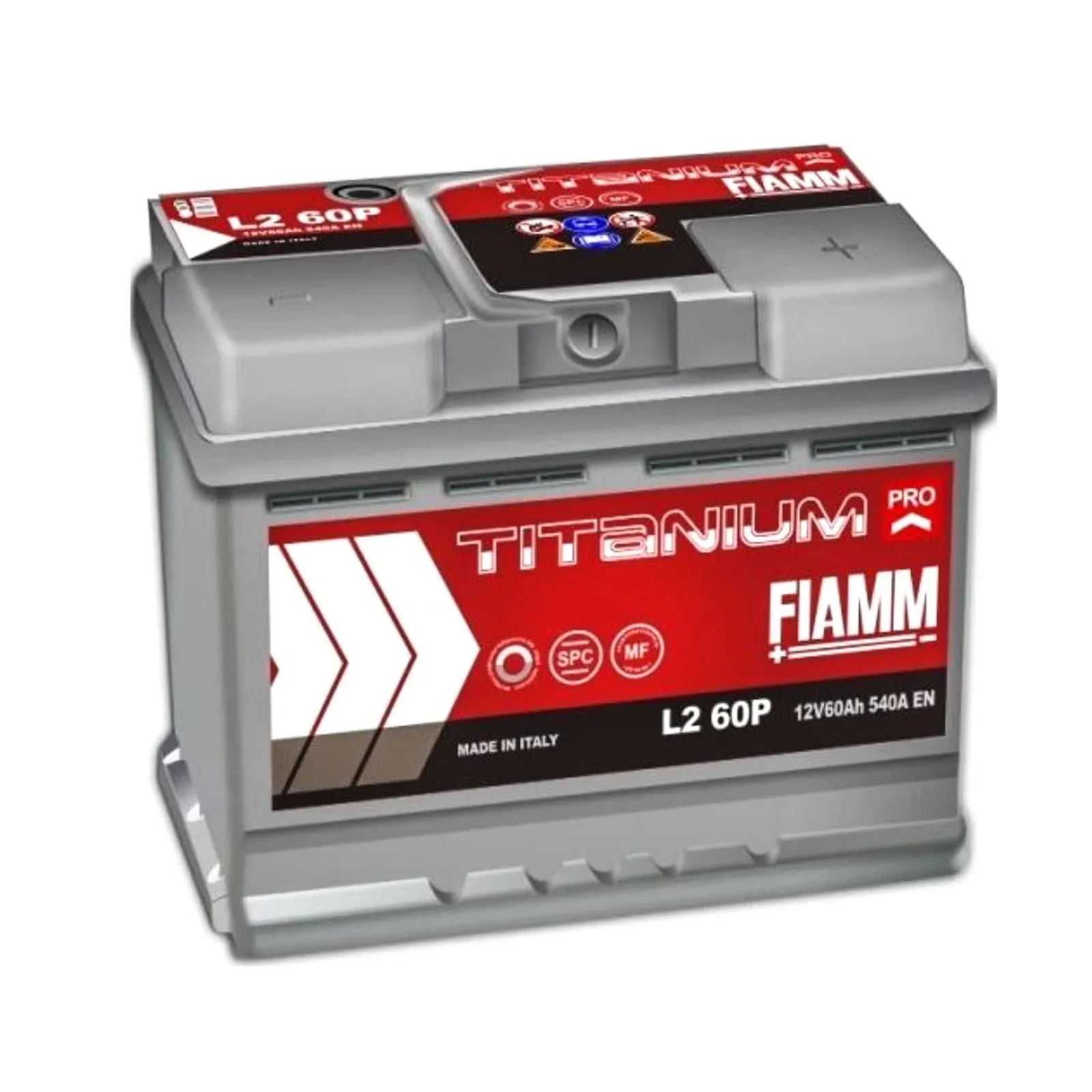 Fiamm Titanium L260 Batteria Auto 60Ah 540A (EN) Polo Dextro