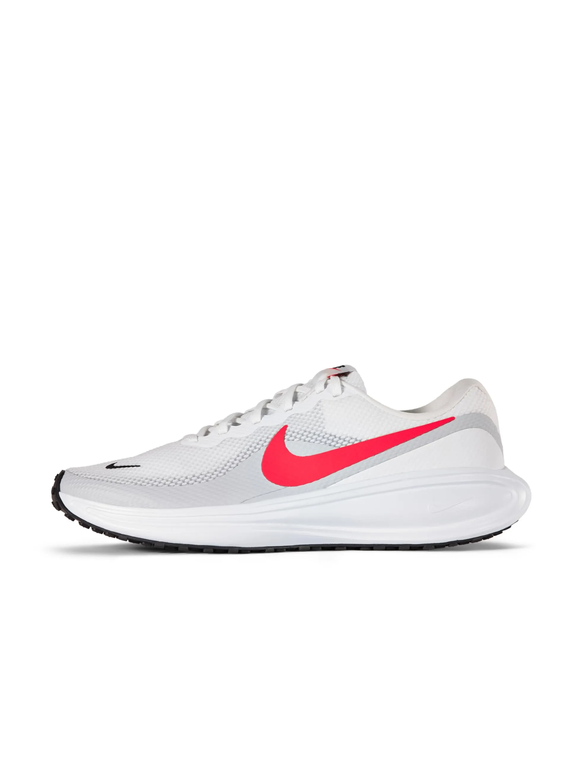 NIKE Revolution 8 White/Bright Crimson-Pure Plat Uomo