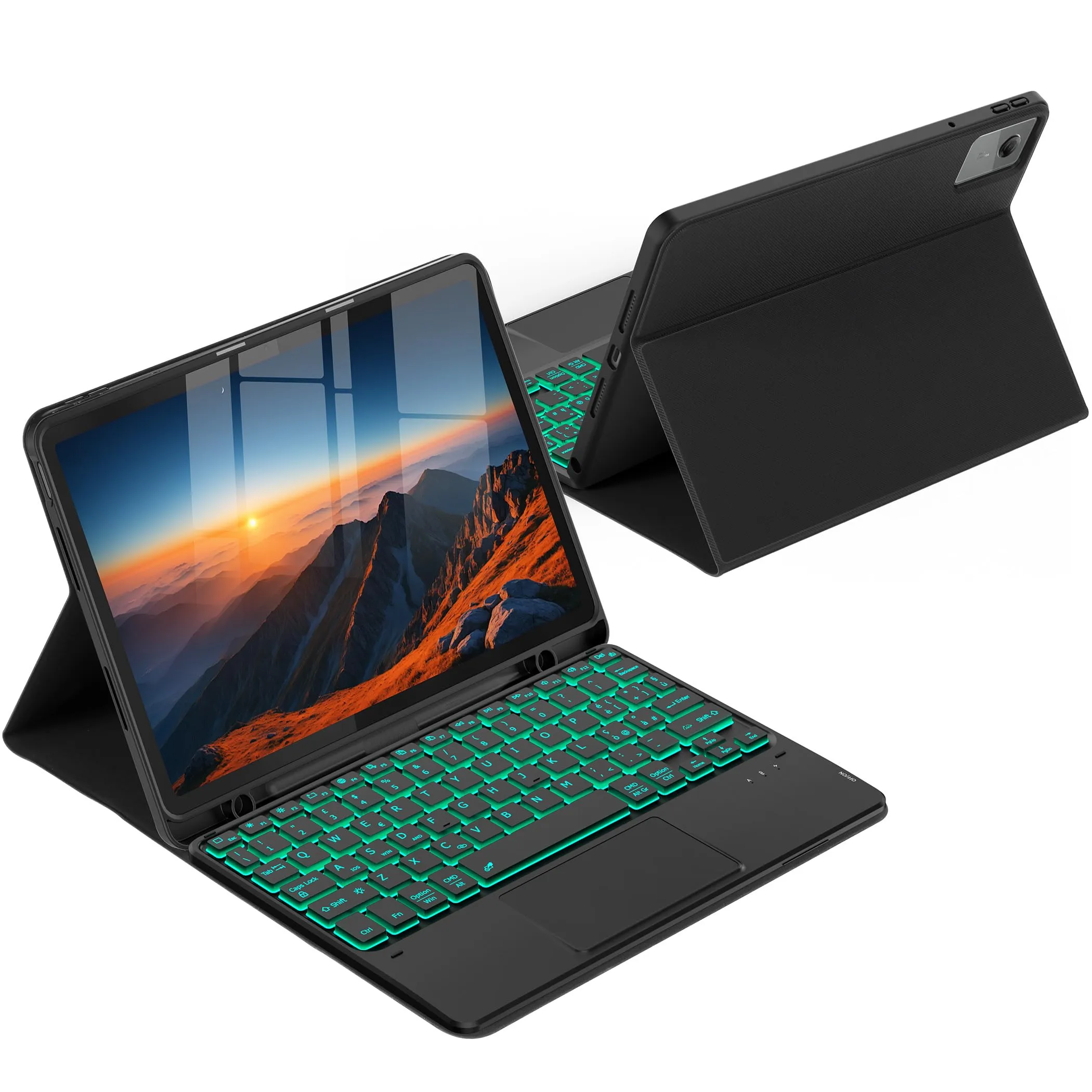 CACOE Cover con Tastiera per Lenovo Idea Tab 11" (2025) TB-336ZU TB-336FU - Nero
