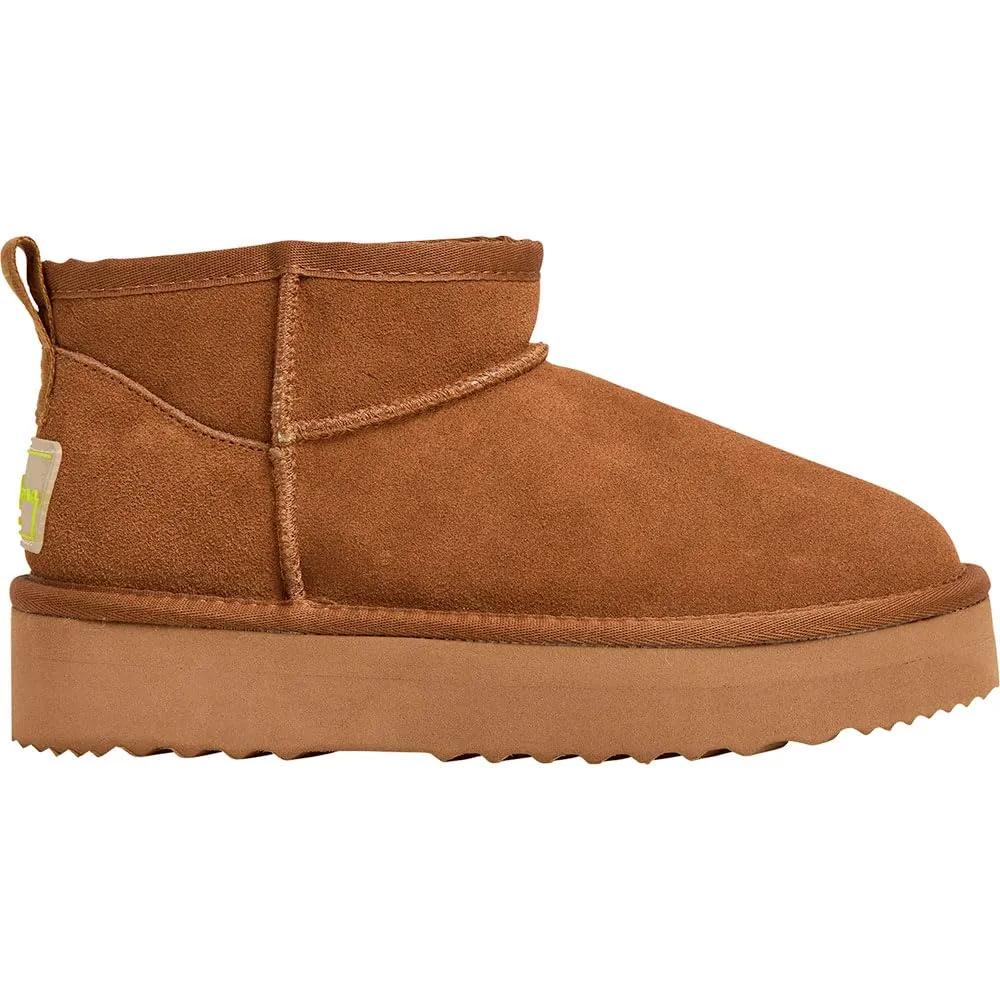Pepe Jeans Stivaletti Dissy Young in Pelle Marrone