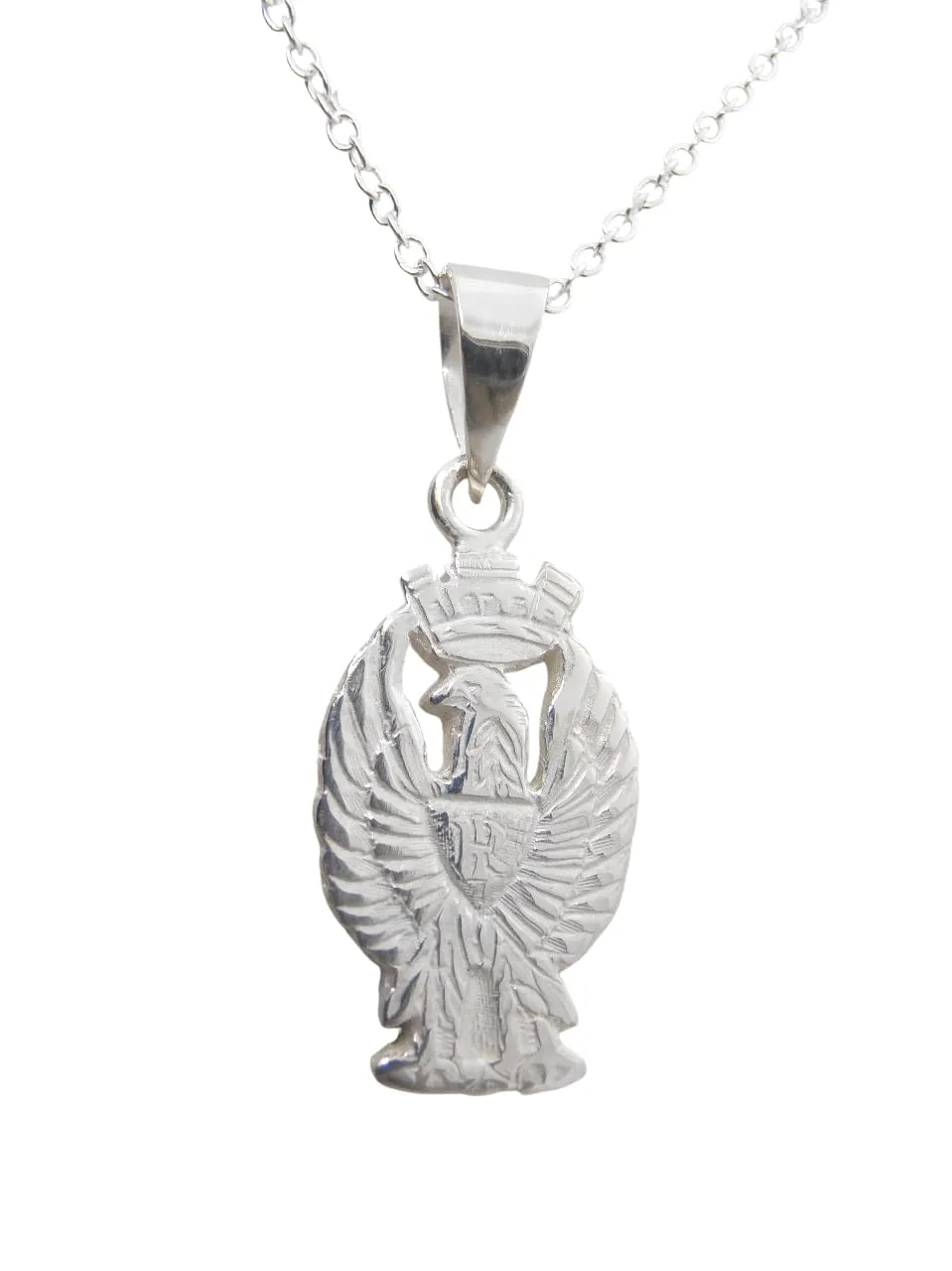 Ciondolo e Catenina Polizia di Stato in Argento 925 - Aquila Simbolo