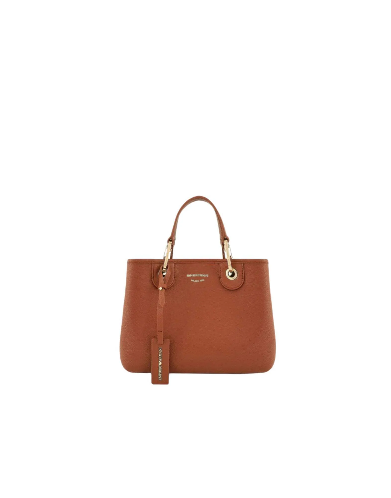 Emporio Armani Borsa a Mano Marrone in PVC