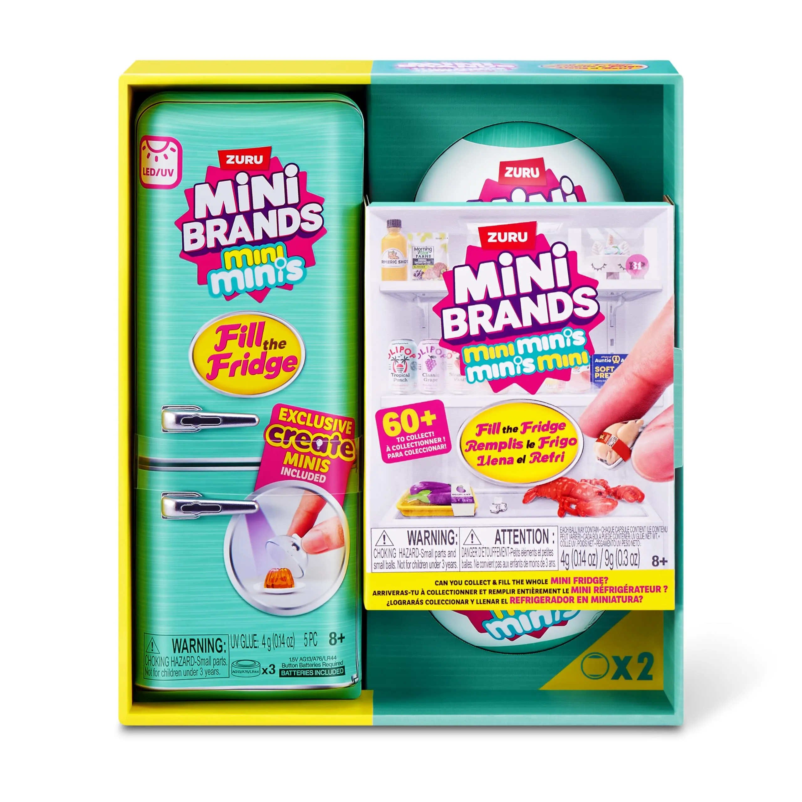 Mini Brands Riempi il Frigorifero S1 Playset + 2pk Capsule INT