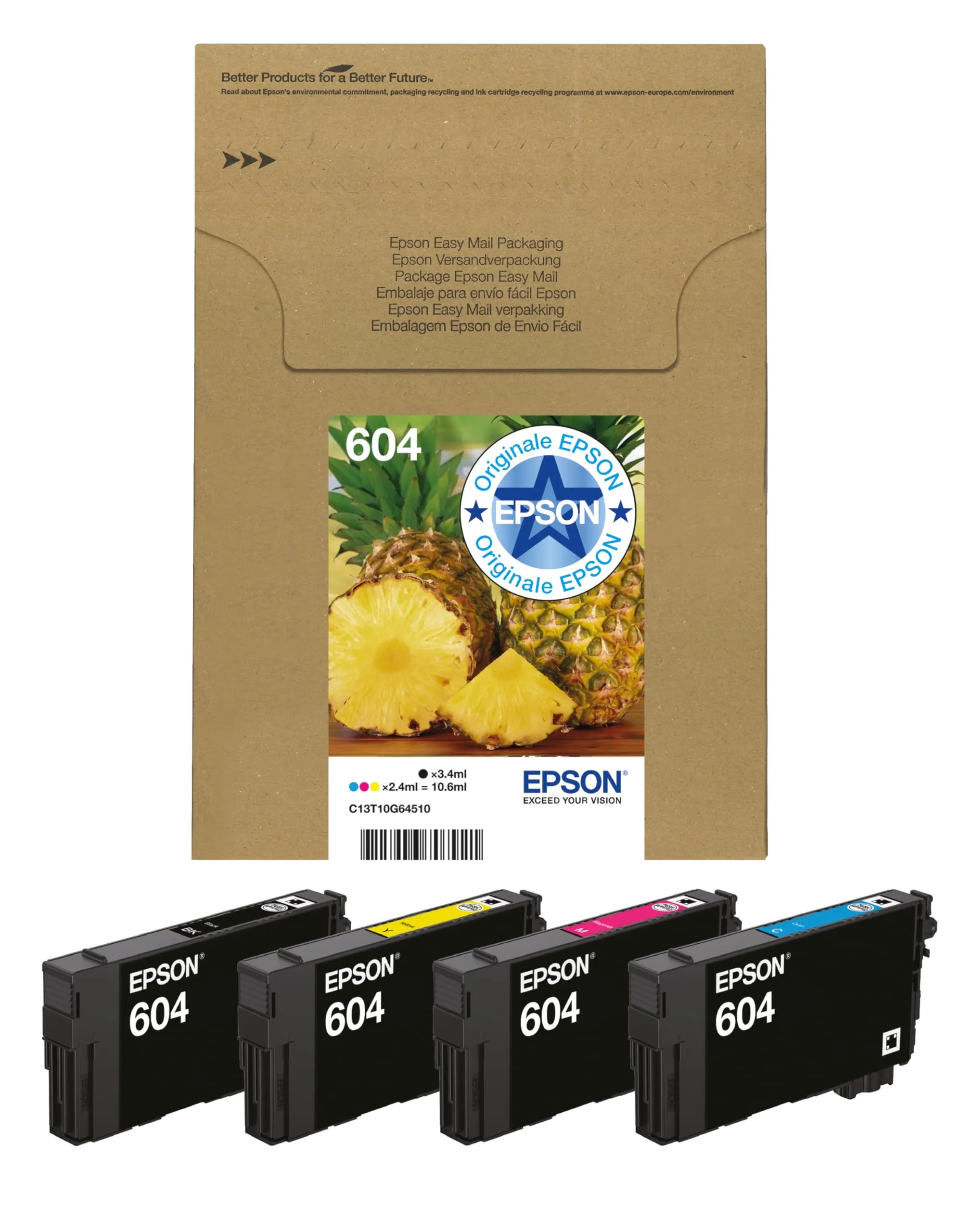 Epson 604 Serie Ananas - Multipack Cartucce Inchiostro