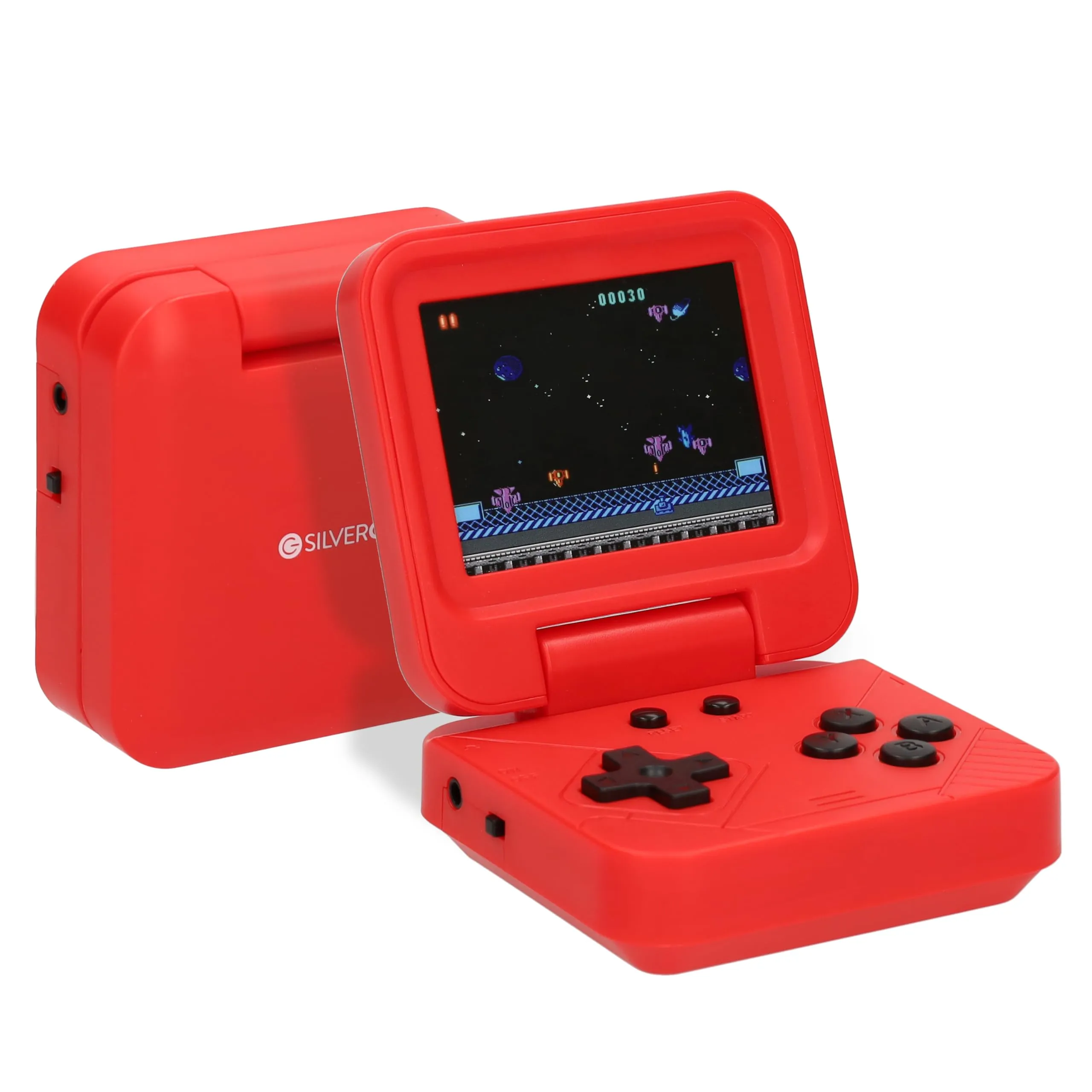 Silvergear Console Portatile con Giochi Arcade Retrò - Rosso